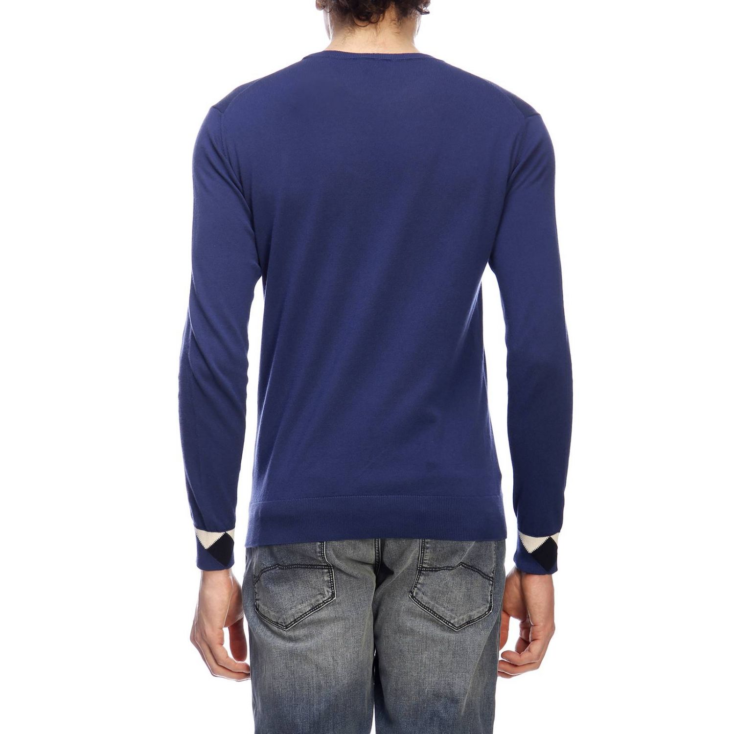 Etro Outlet: sweater for man - Ink | Etro sweater 1M500 9403 online on ...