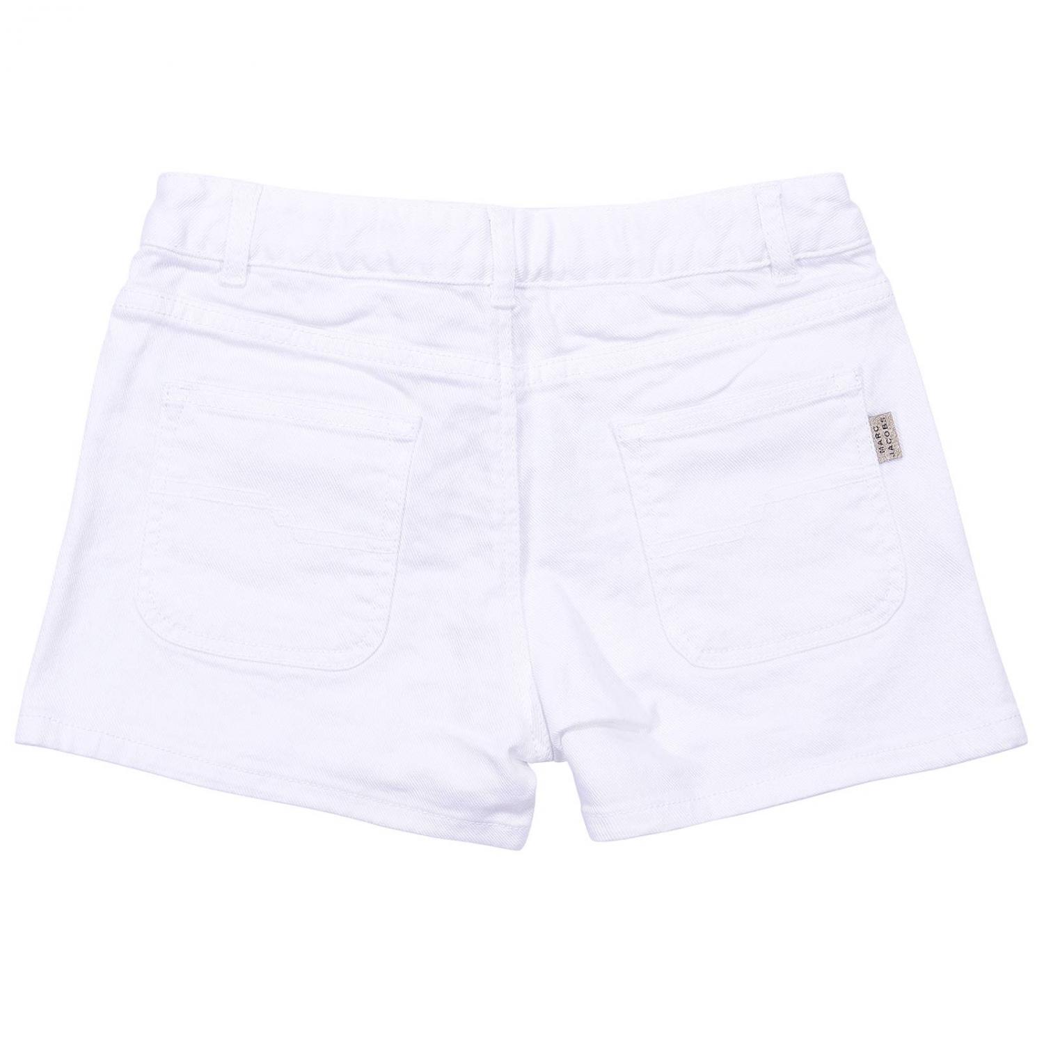 Little Marc Jacobs Outlet Short girl White Little Marc Jacobs