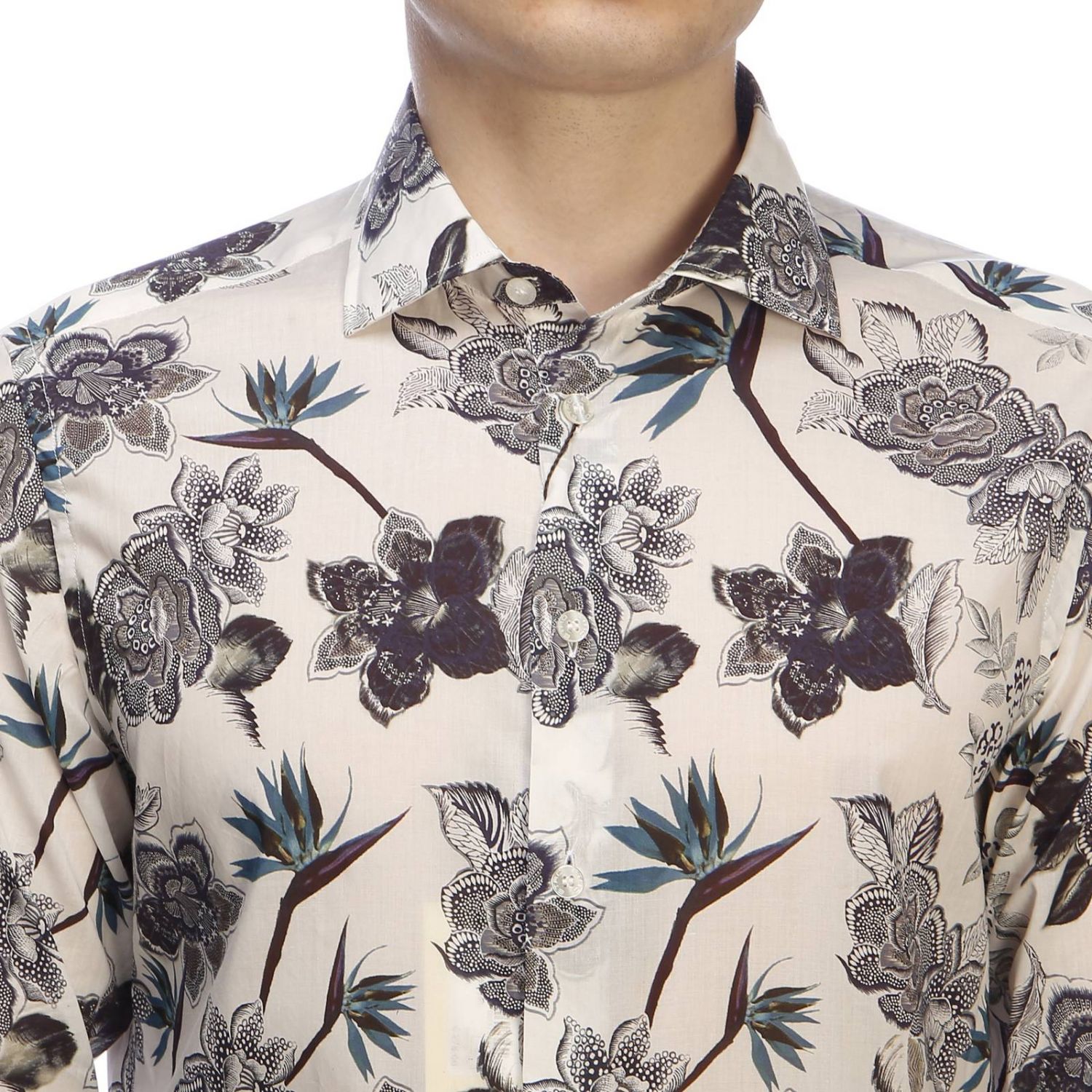 Etro Outlet: shirt for man - White | Etro shirt 11451 4762 online on ...