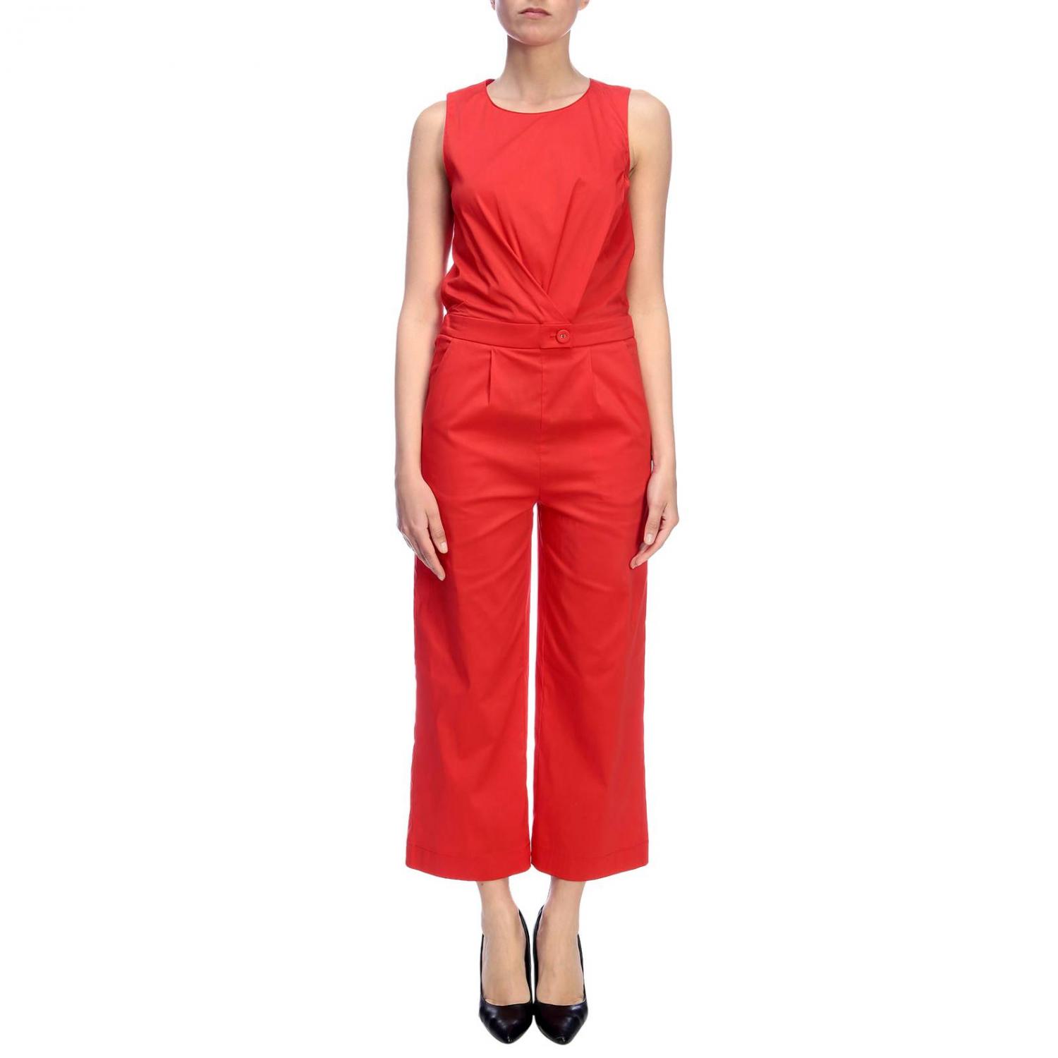 Patrizia Pepe Outlet Jumpsuit damen Jumpsuit Patrizia Pepe Damen Rot Jumpsuit Patrizia Pepe