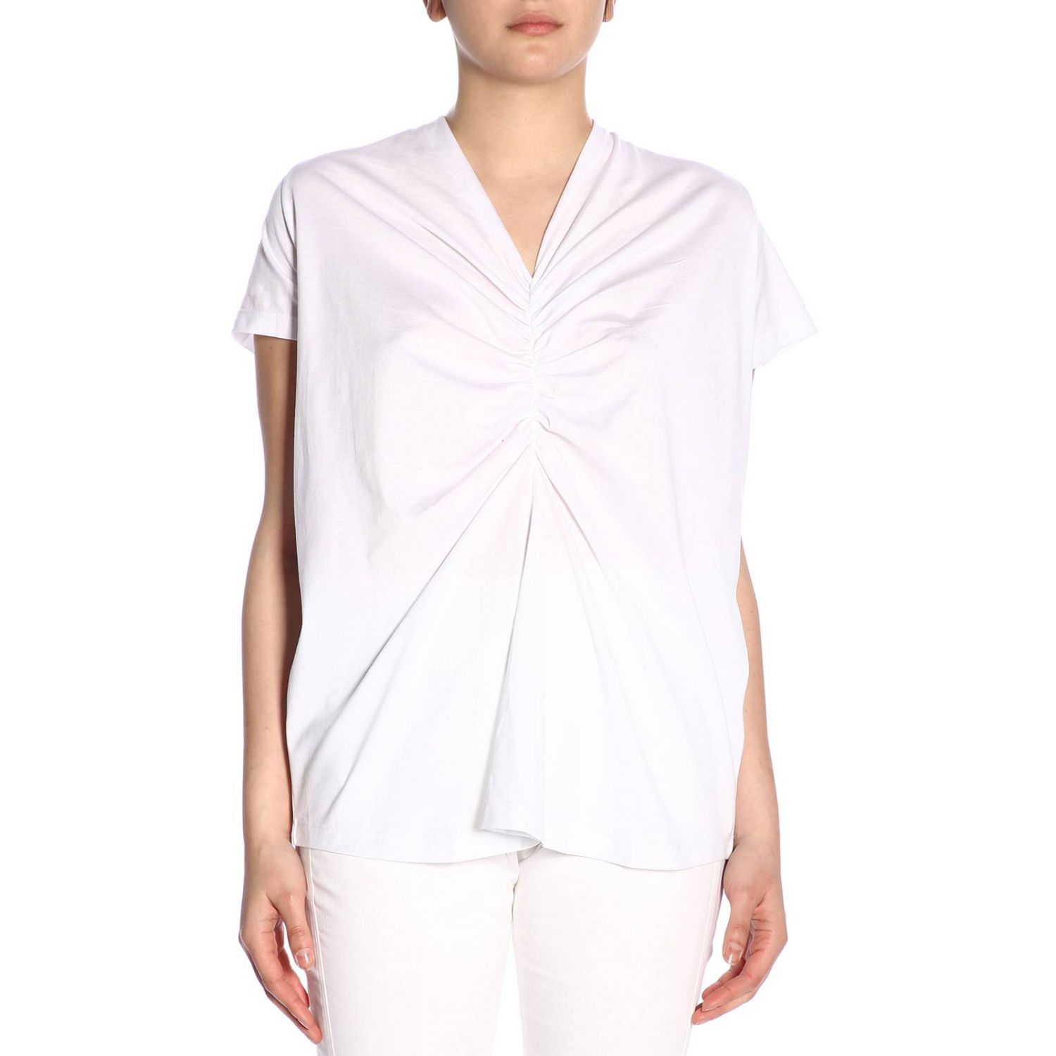 Msgm Outlet: T-shirt women | T-Shirt Msgm Women White | T-Shirt Msgm ...