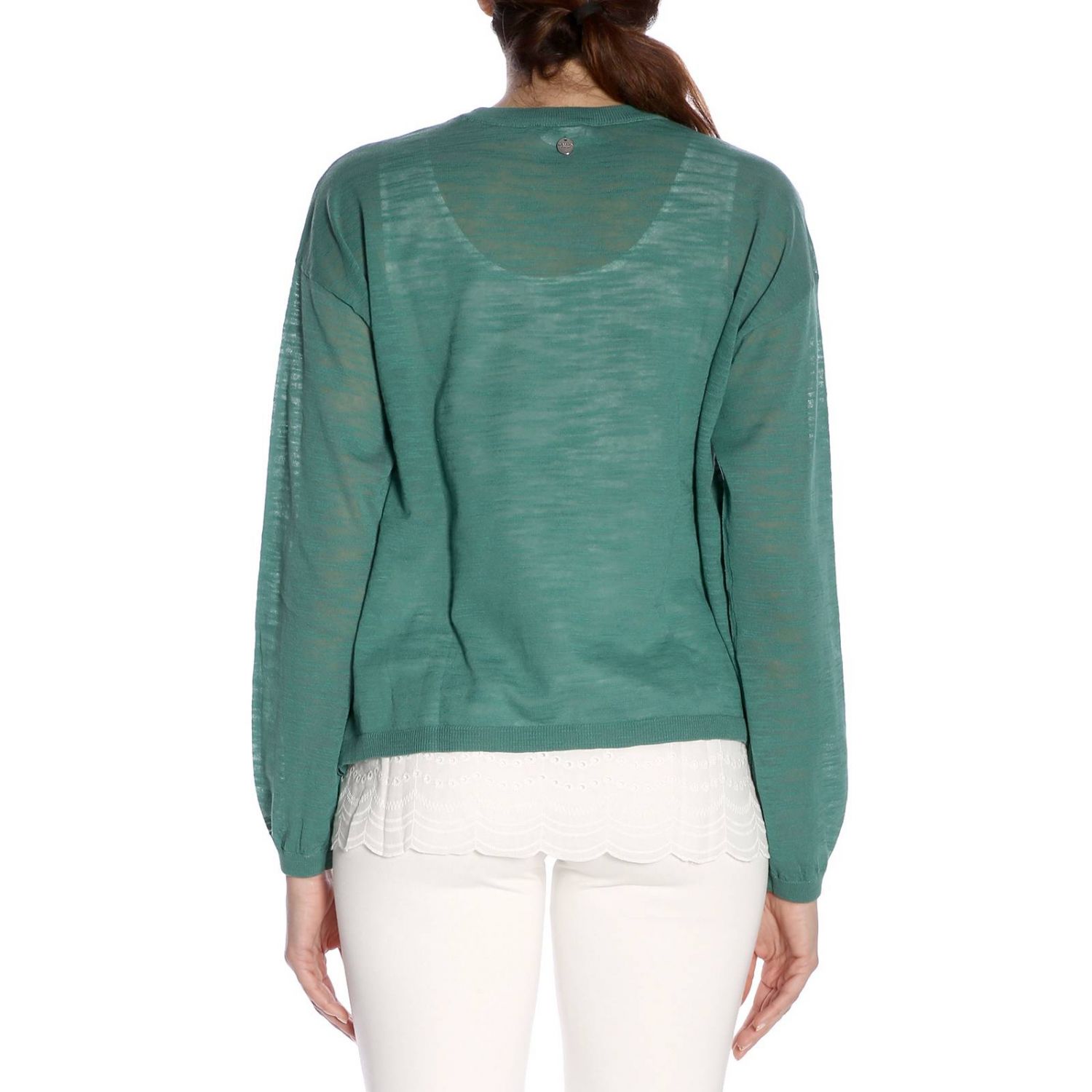 hcw green sweater