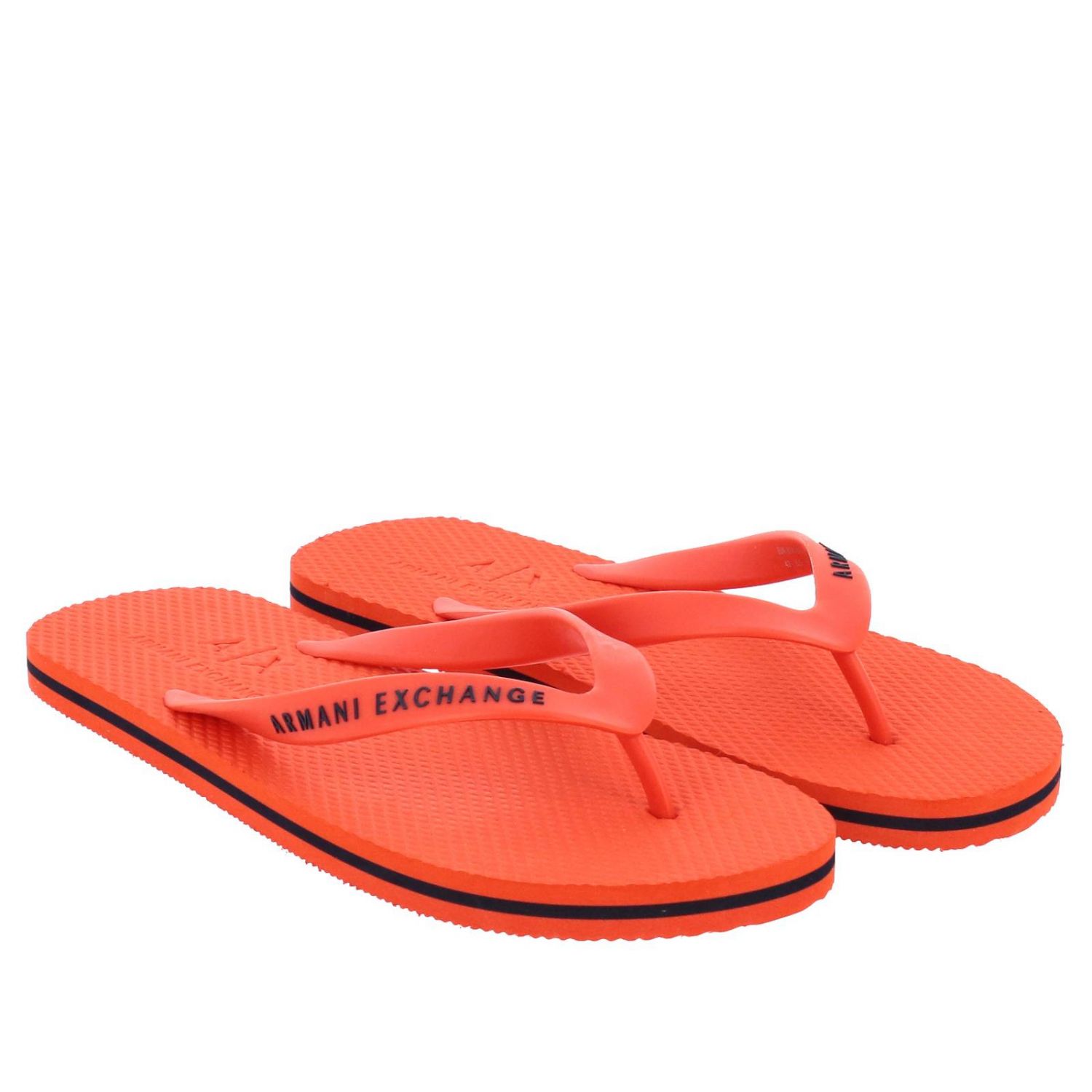 Armani Exchange Outlet: sandals for men - Orange | Armani Exchange ...