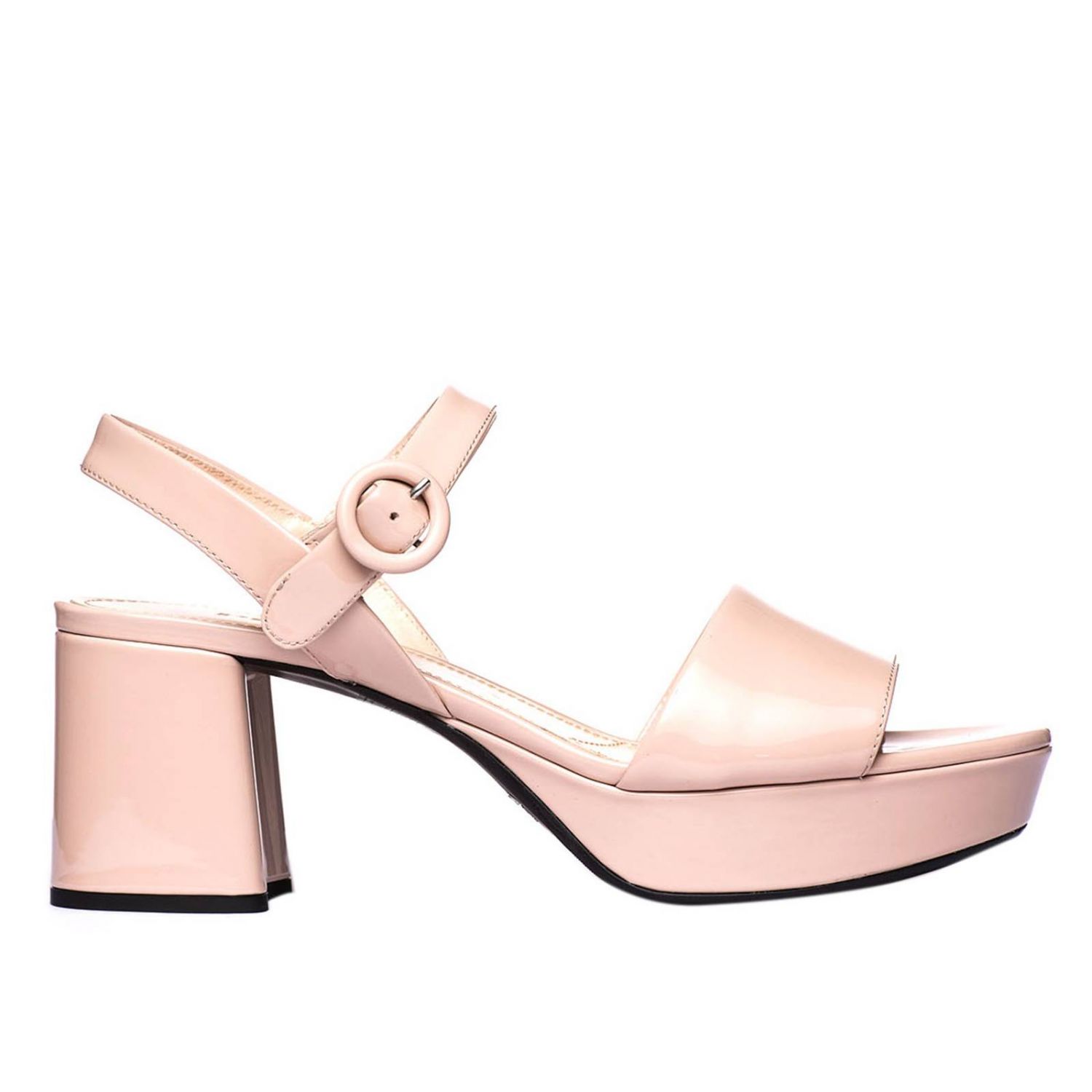 blush pink flat sandals