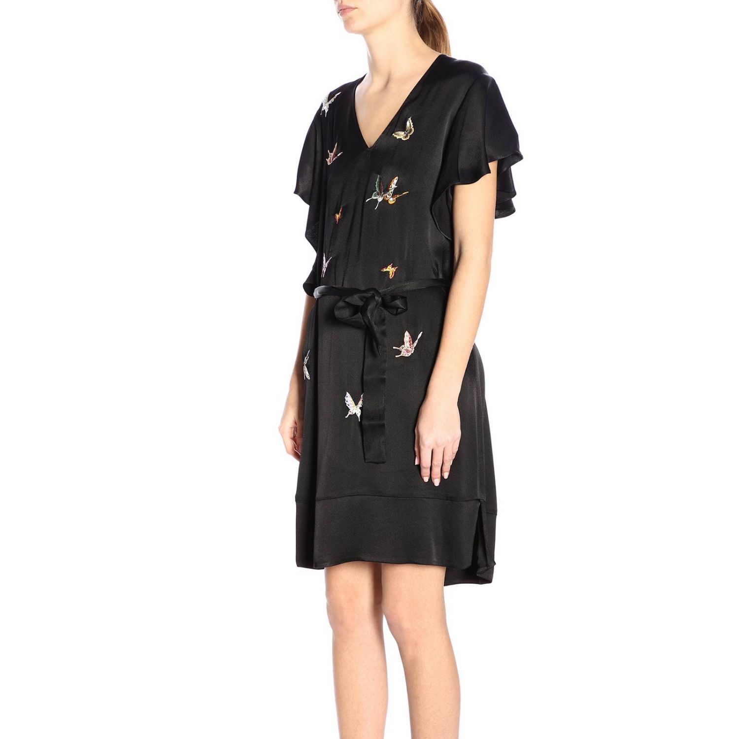 Twin Set Outlet Dress women Dress Twin Set Women Black Dress Twin