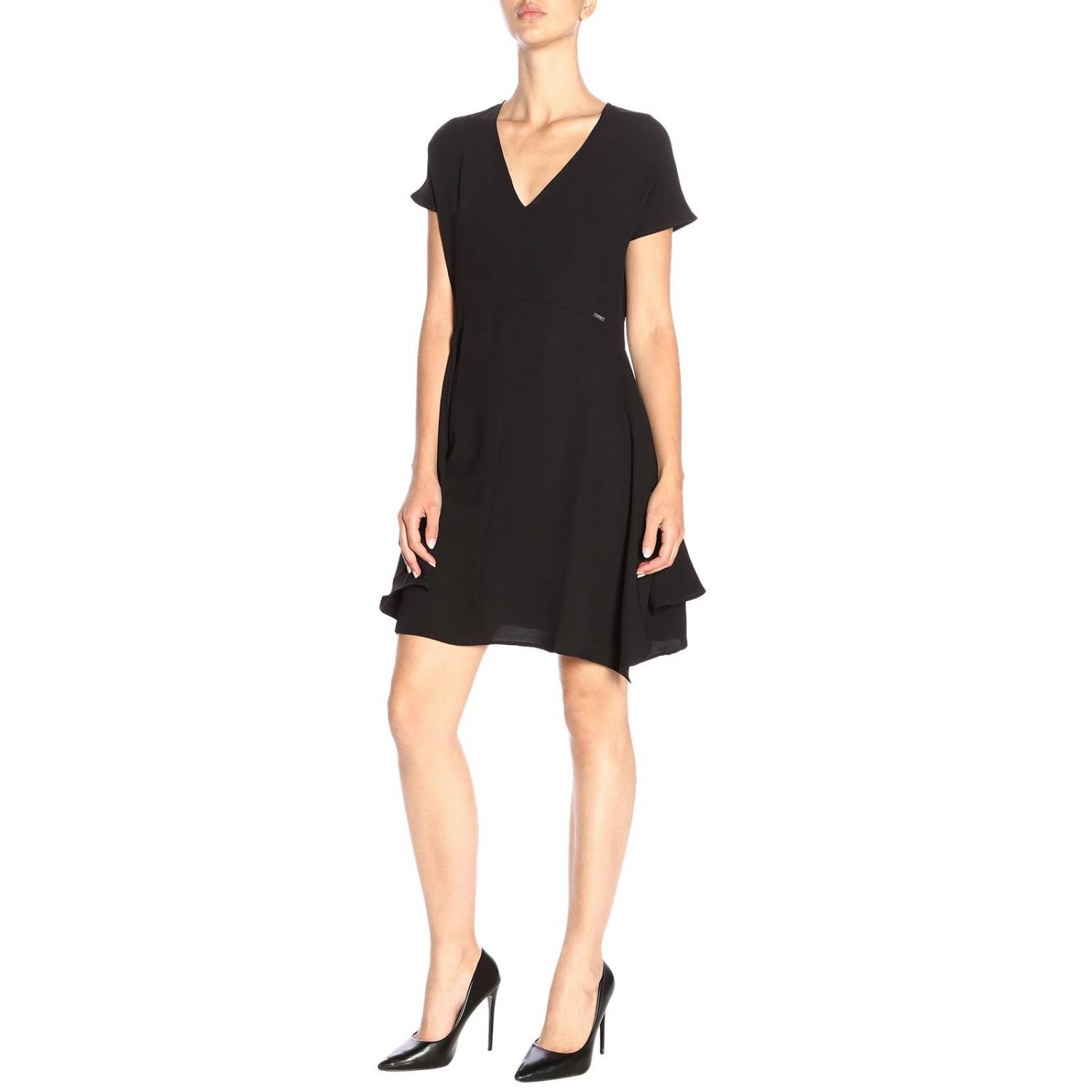 Armani Exchange Outlet: Dress women - Black | Dress Armani Exchange ...