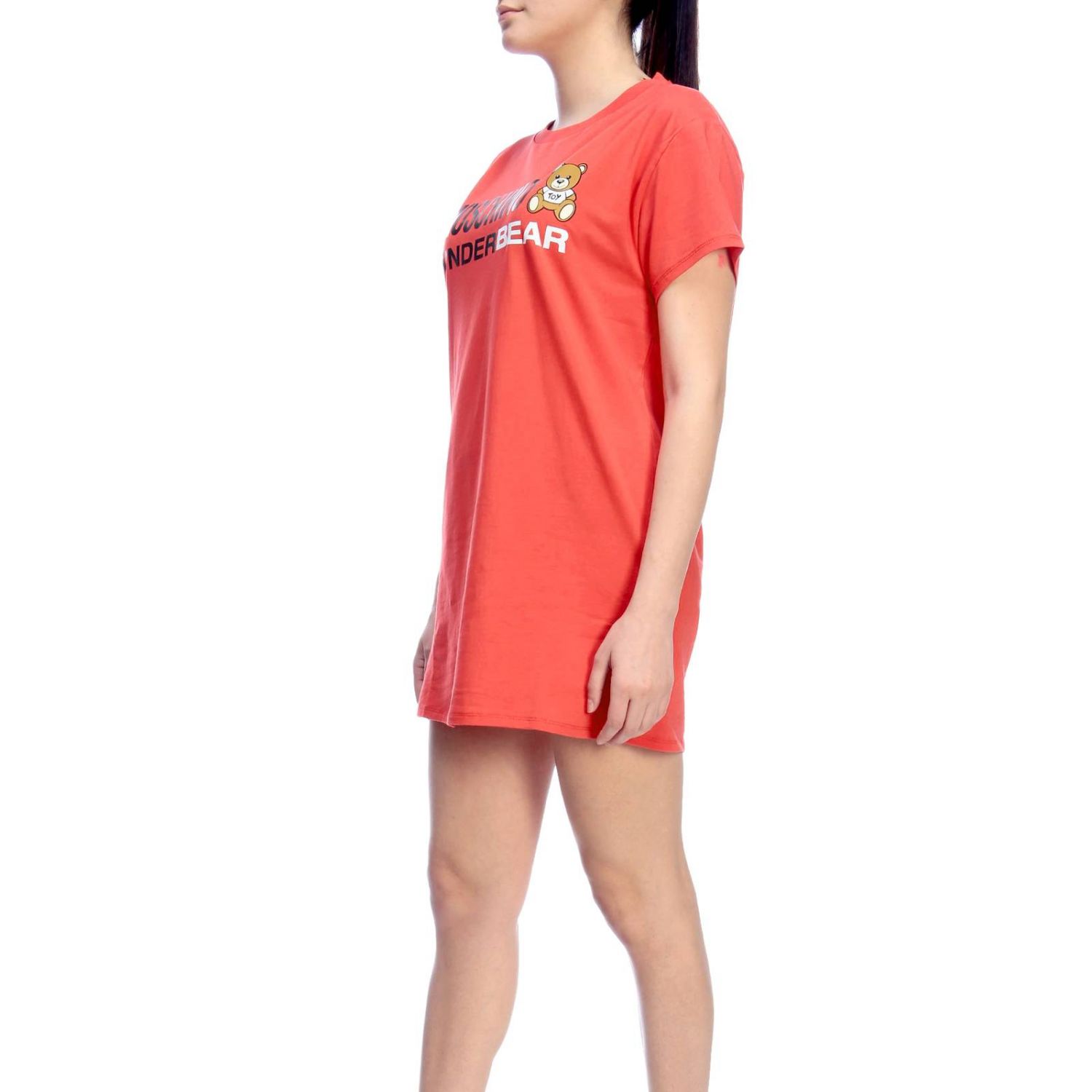 Moschino Outlet Tshirt women Underbear TShirt Moschino Women Red