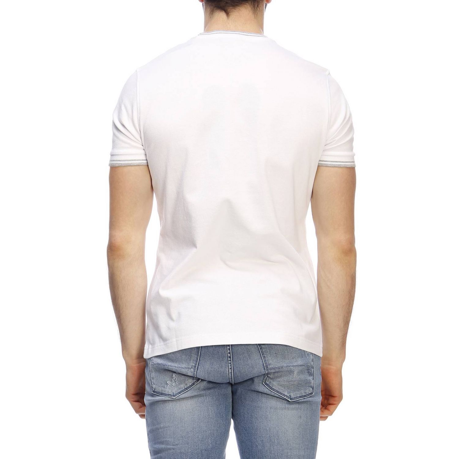 Fay Outlet: T-shirt men - White | T-Shirt Fay NPMB338135S IT0 GIGLIO.COM