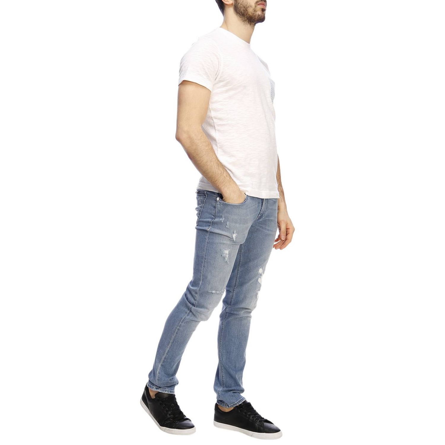 Brooks Brothers Outlet: T-shirt man - White | Brooks Brothers T-Shirt ...