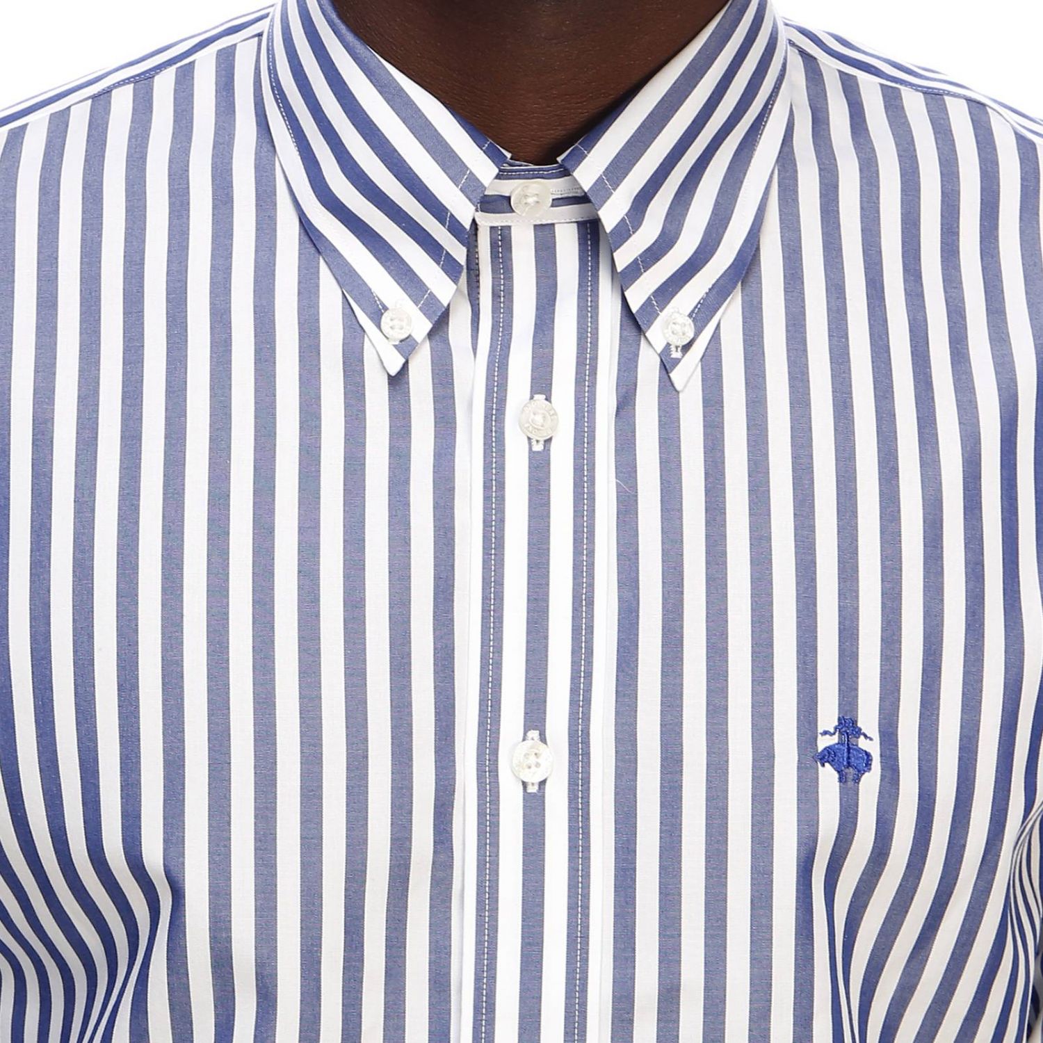 Brooks Brothers Outlet shirt for man Navy Brooks Brothers shirt