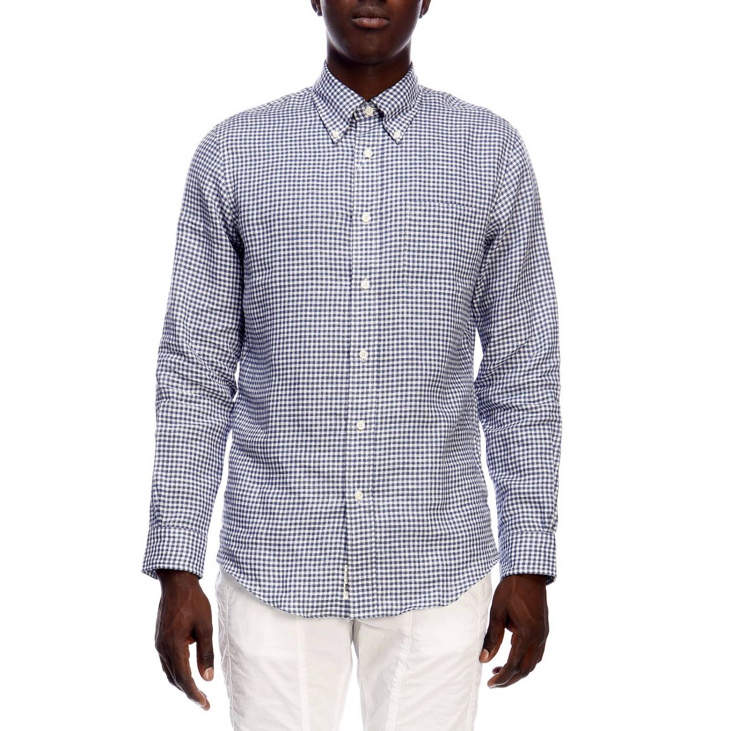 Brooks Brothers Outlet Shirt men Navy Shirt Brooks Brothers