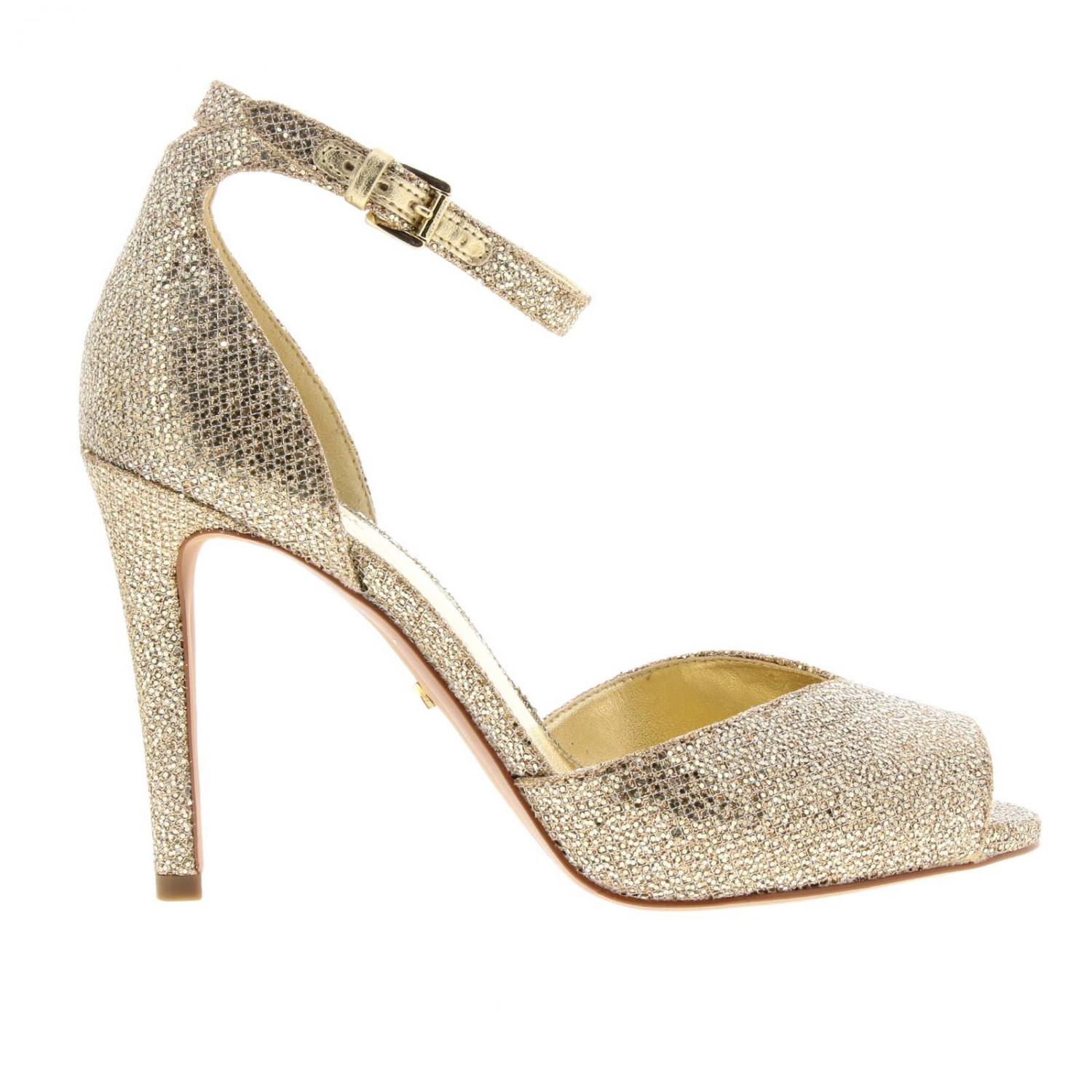 michael kors glitter slippers