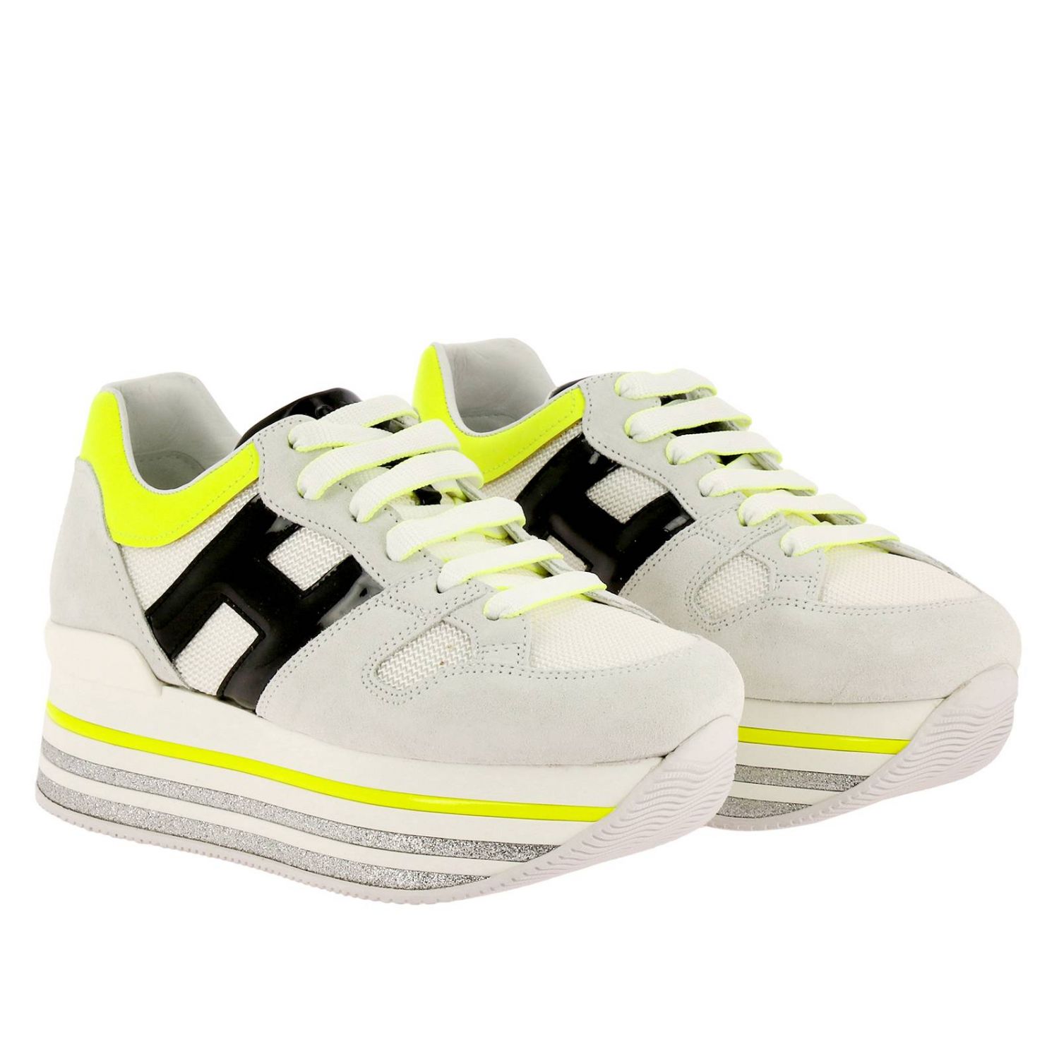 HOGAN ACTIVE ONE Sneaker donna bianca in tessuto/pelle | Quellogiusto Shop  online