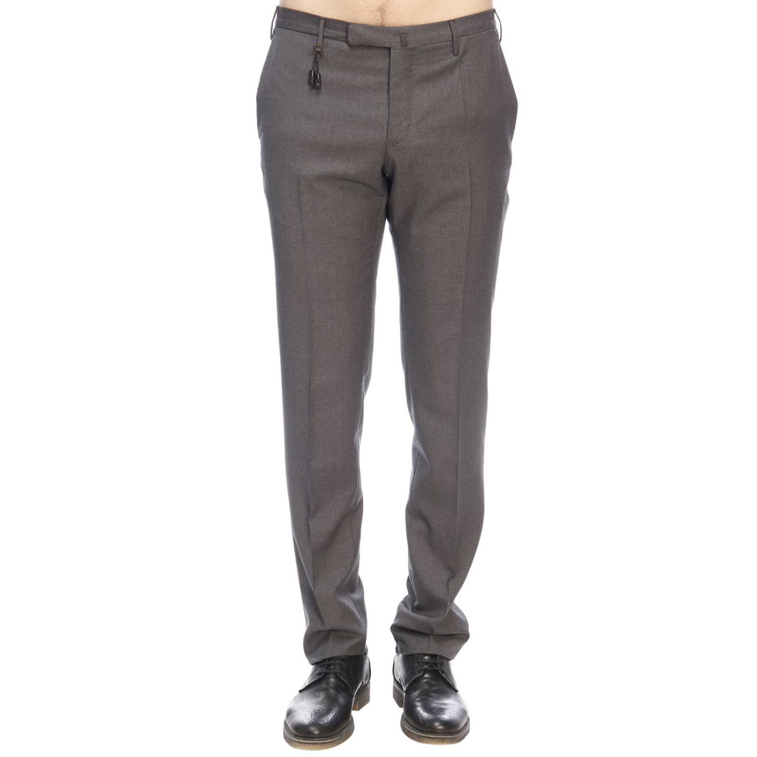 Incotex Outlet: Pants men - Grey | Pants Incotex 1AT030 5006T GIGLIO.COM