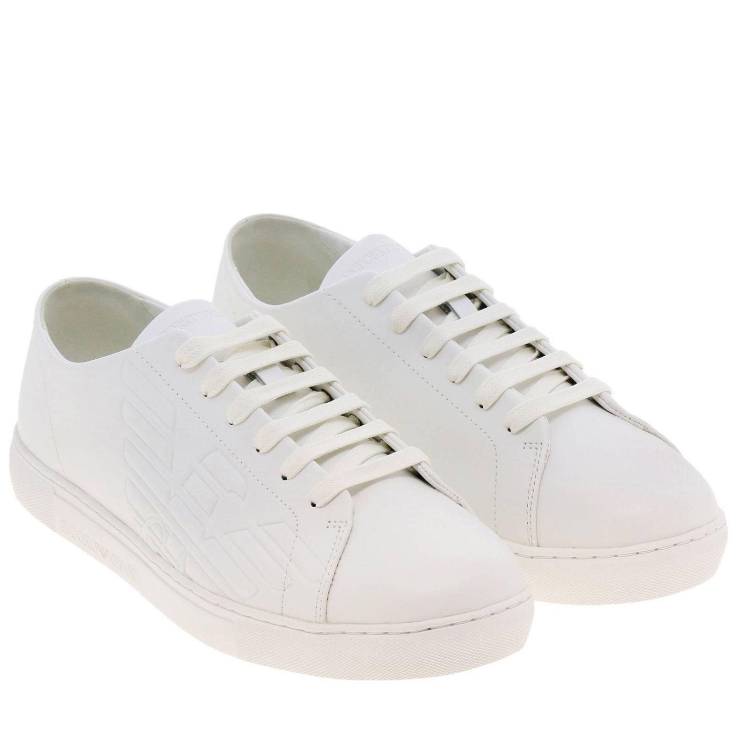 Emporio Armani Outlet Sneakers Men White Sneakers Emporio Armani Xax238 Xf332 Gigliocom 8222