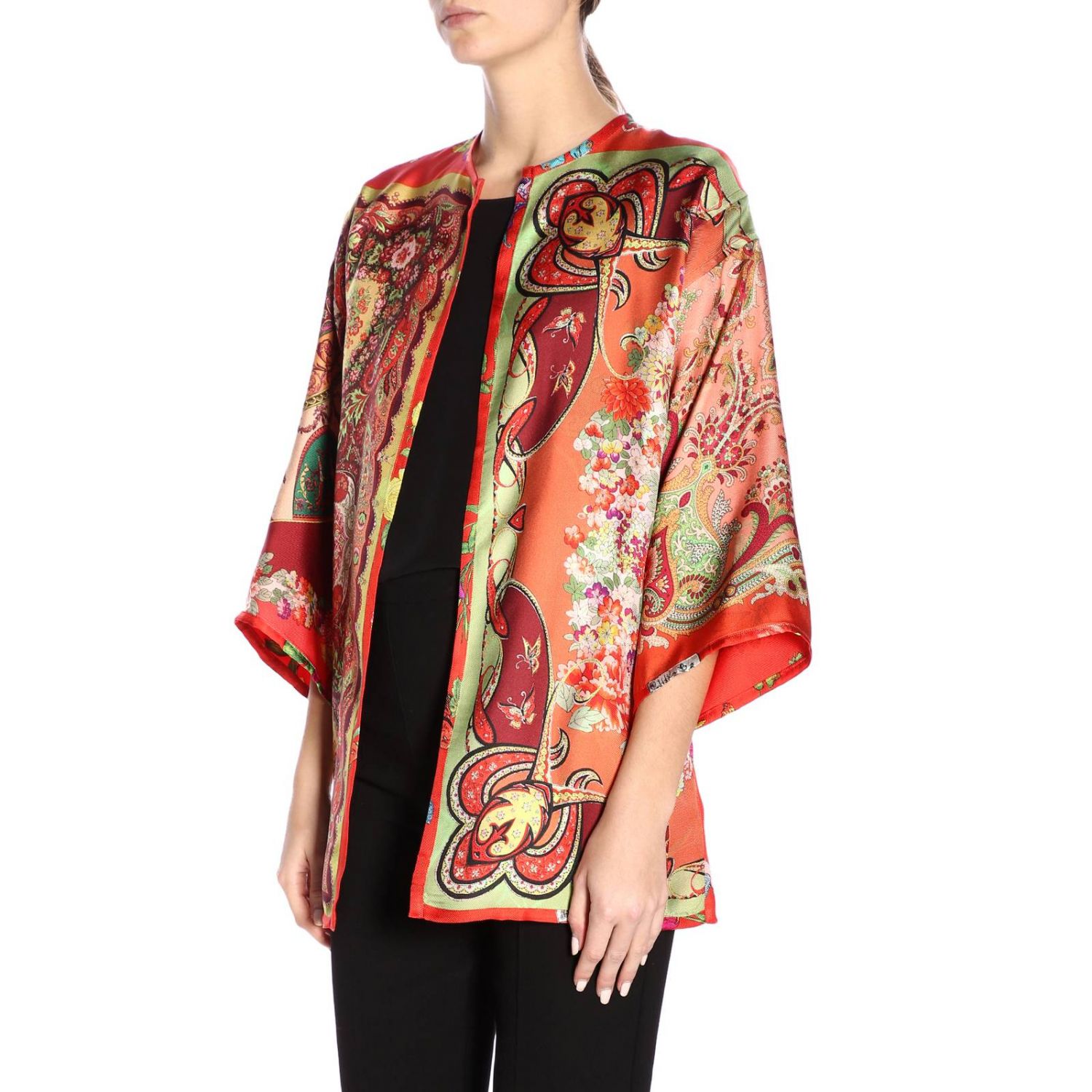 Etro Outlet: cardigan for woman - Multicolor | Etro cardigan 14715 4335 ...