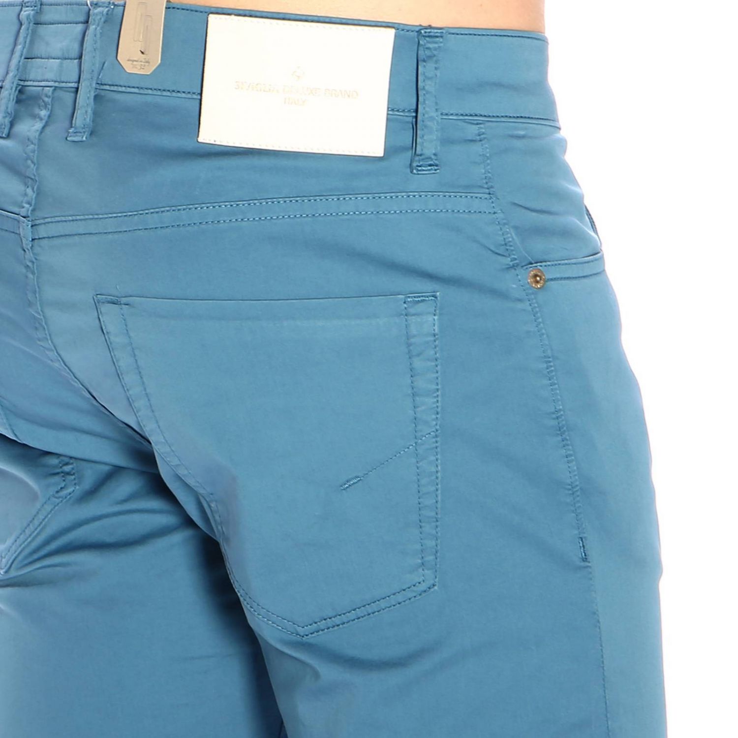 Siviglia Outlet: Pantalone uomo - Turchese | Pantalone Siviglia 23F2 S012  GIGLIO.COM