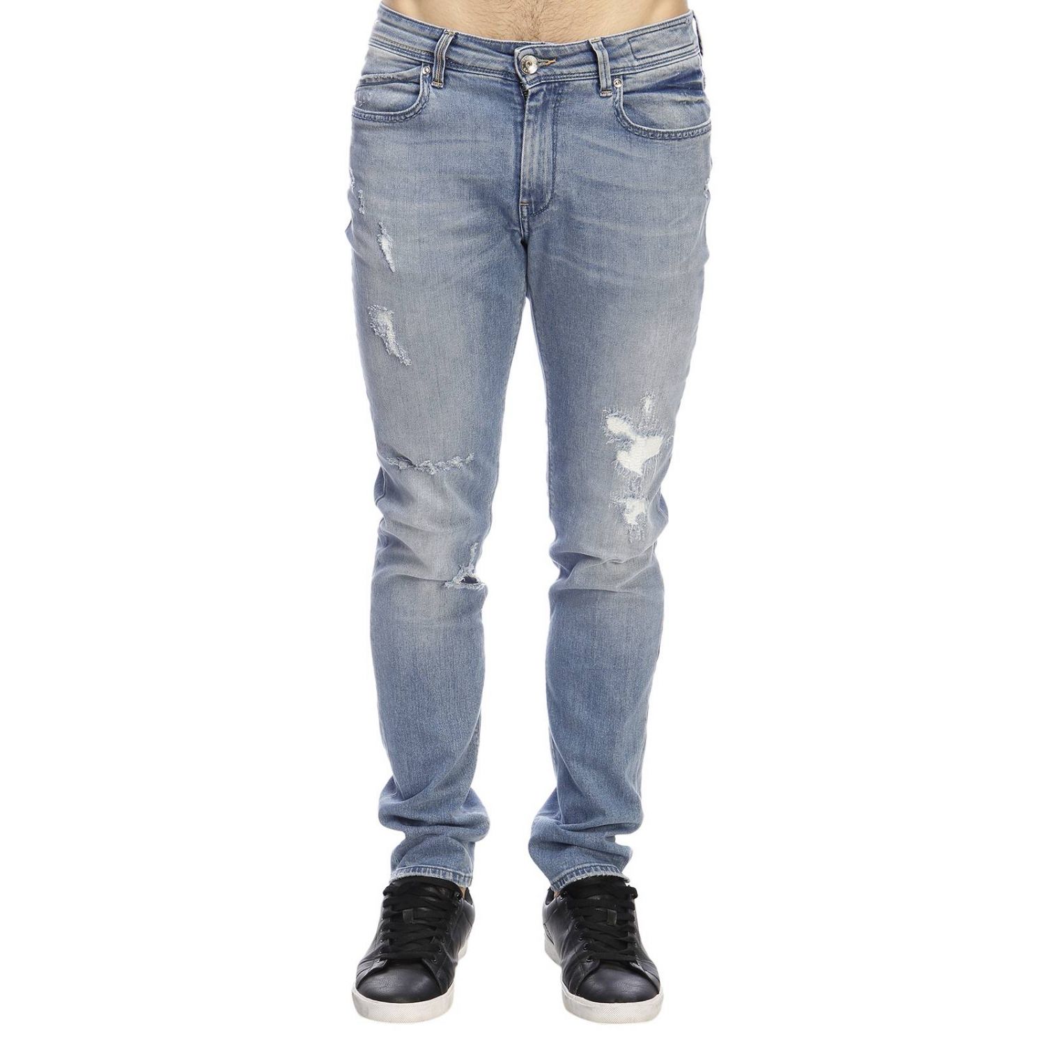 Re-Hash Outlet: Jeans men - Blue | Jeans Re-Hash P015 2781 GIGLIO.COM