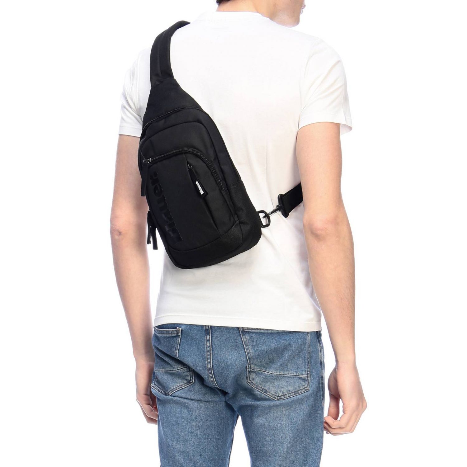Blauer Outlet: Backpack men - Black | Backpack Blauer BLZA00665T GIGLIO.COM