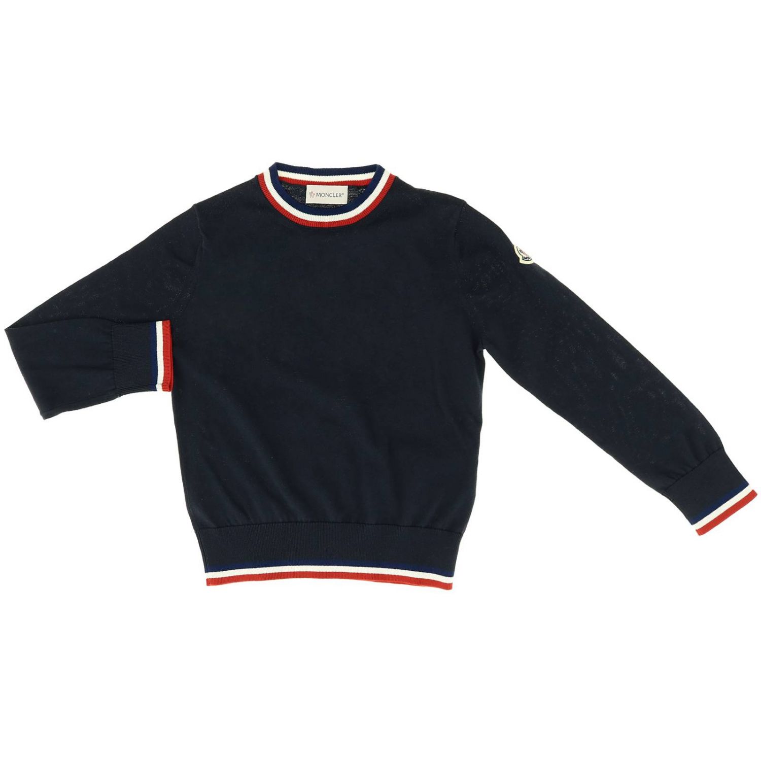 Sweater kids Moncler | Sweater Moncler Kids Blue | Sweater Moncler ...