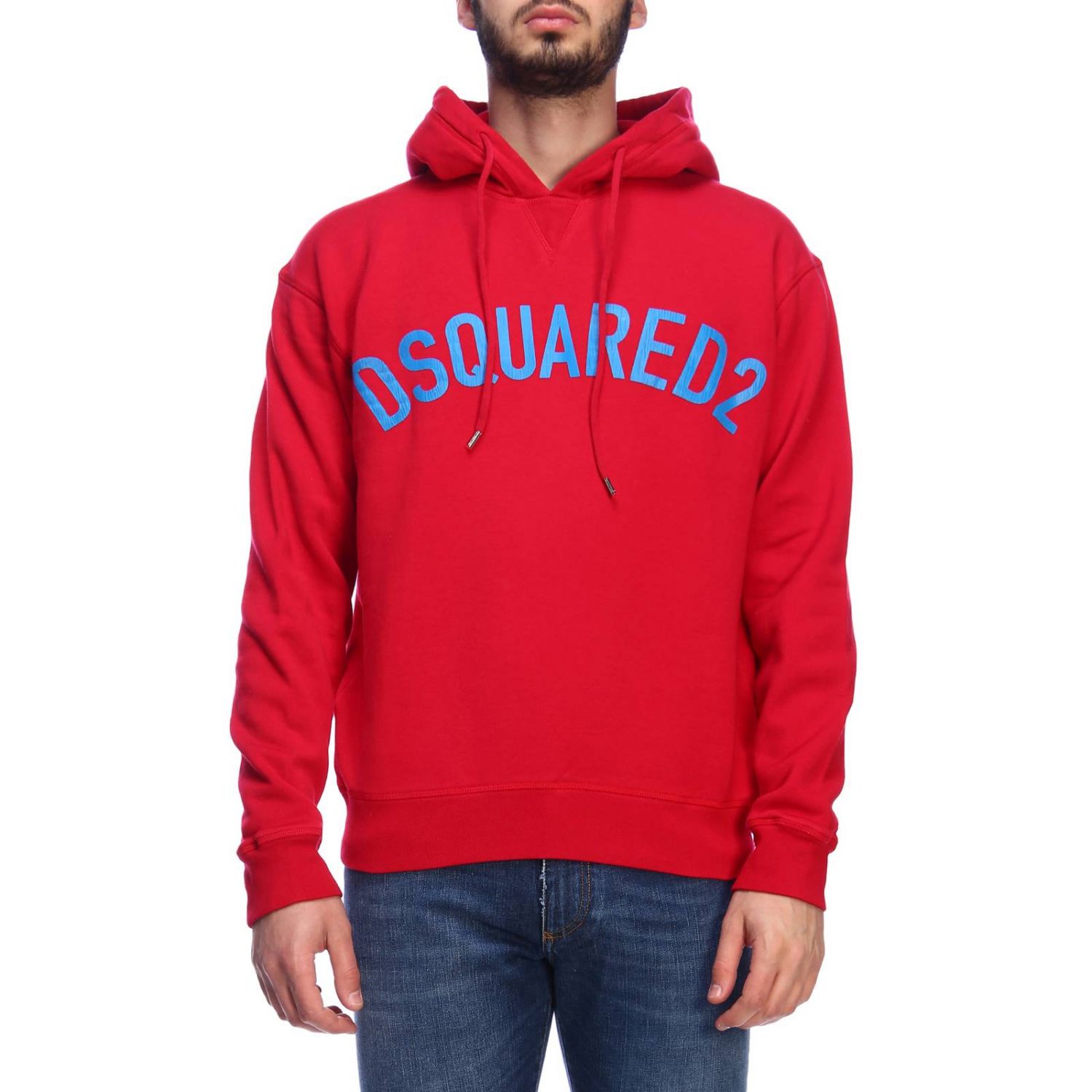 dsquared red hoodie