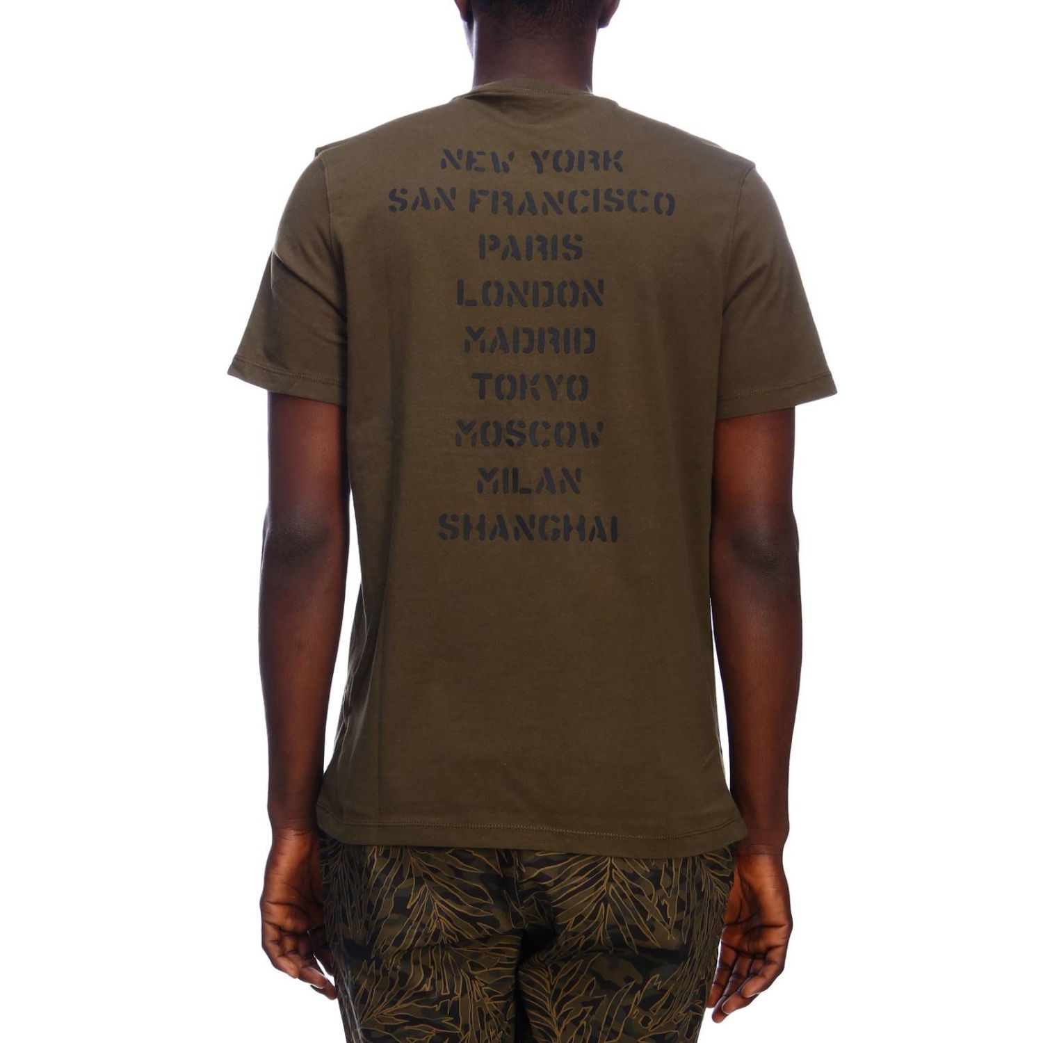 olive t shirt men