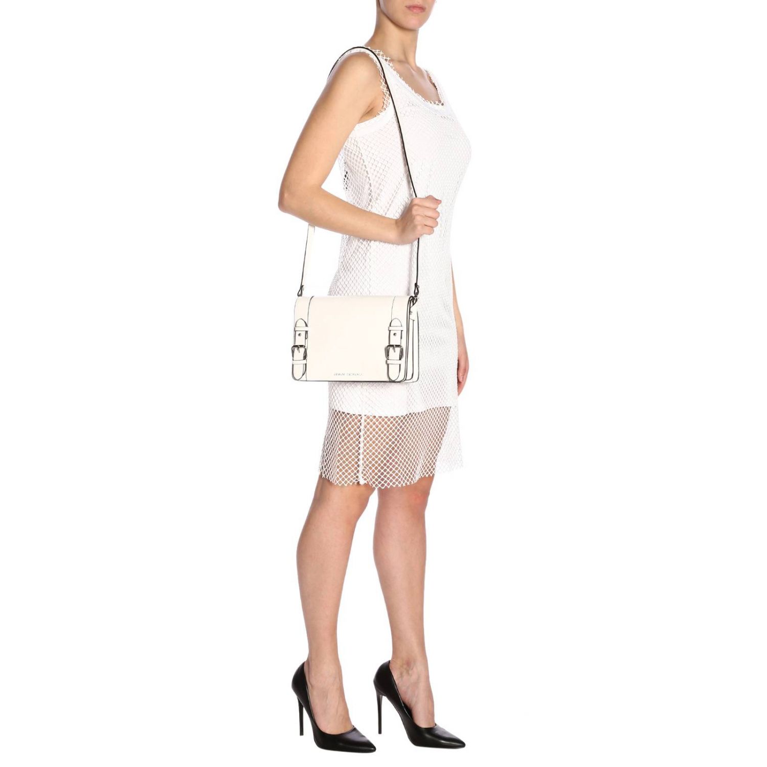 Armani Exchange Outlet: Handbag women - White | Handbag Armani Exchange ...