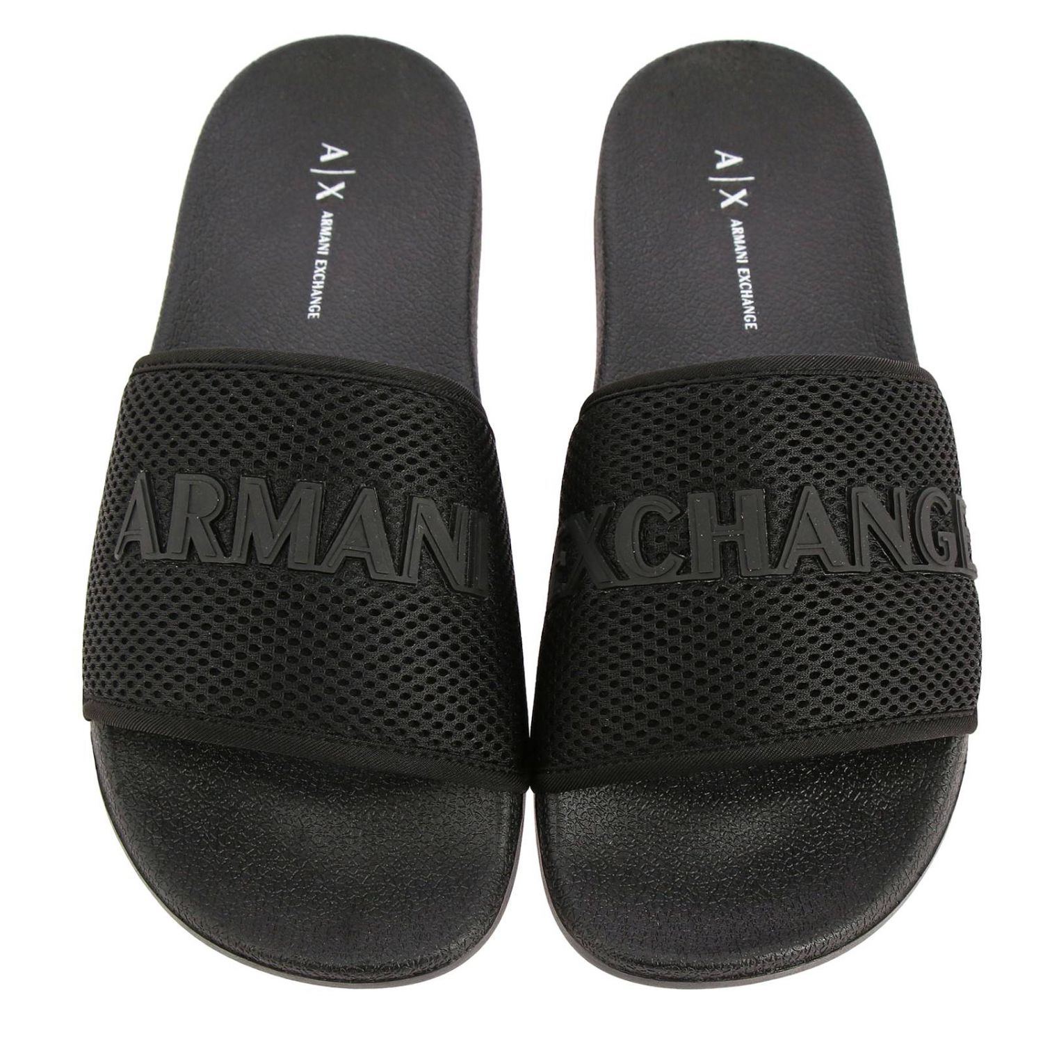 armani exchange slippers