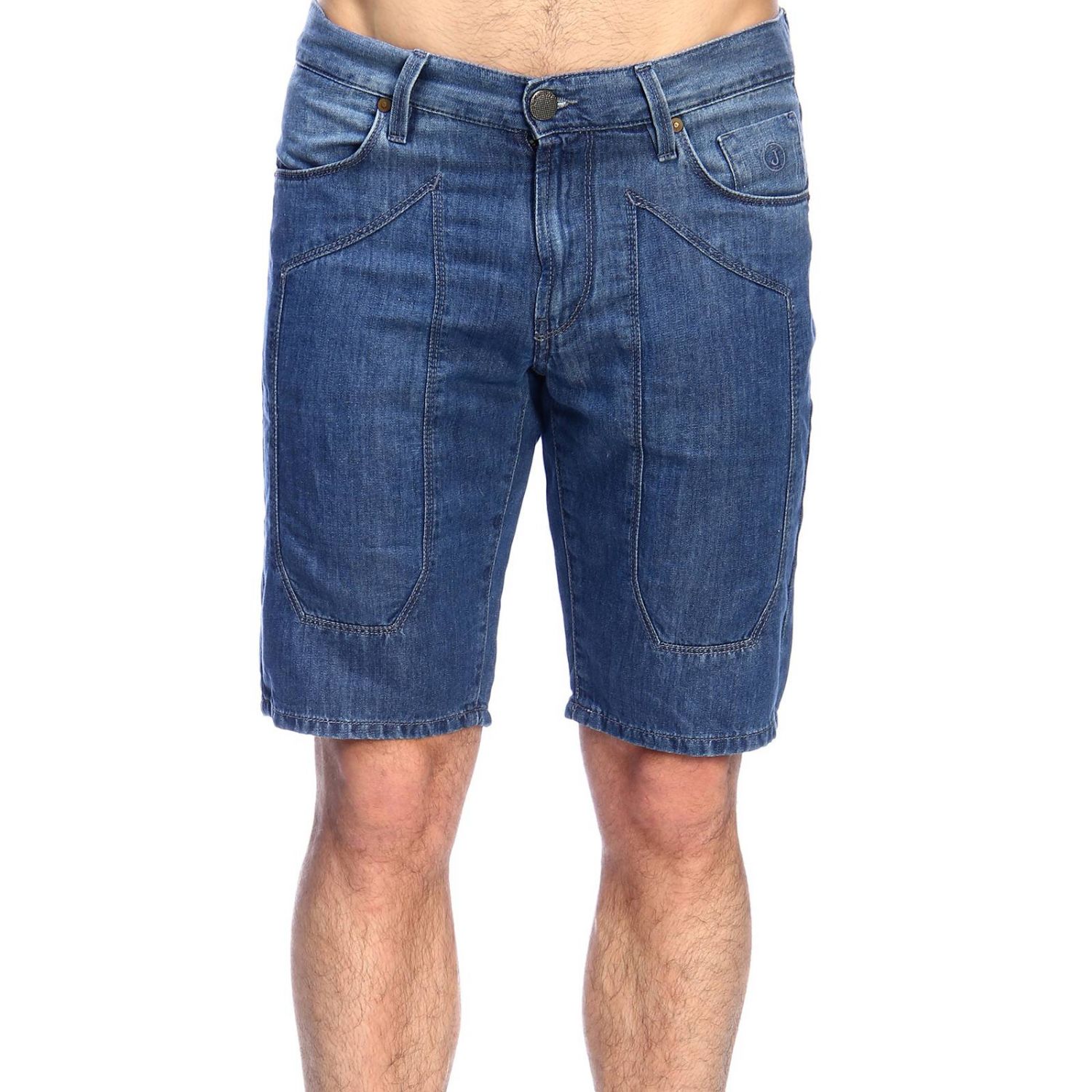 Jeckerson Outlet: Bermuda uomo - Denim | Pantaloncino Jeckerson BE001  D40087 GIGLIO.COM