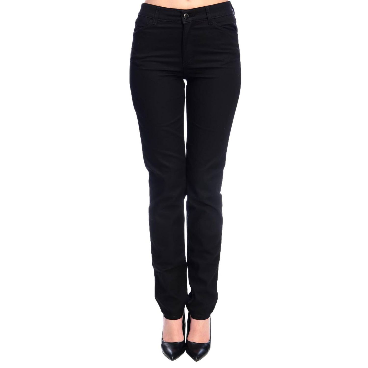 Emporio Armani Outlet: pants for woman - Black | Emporio Armani pants ...