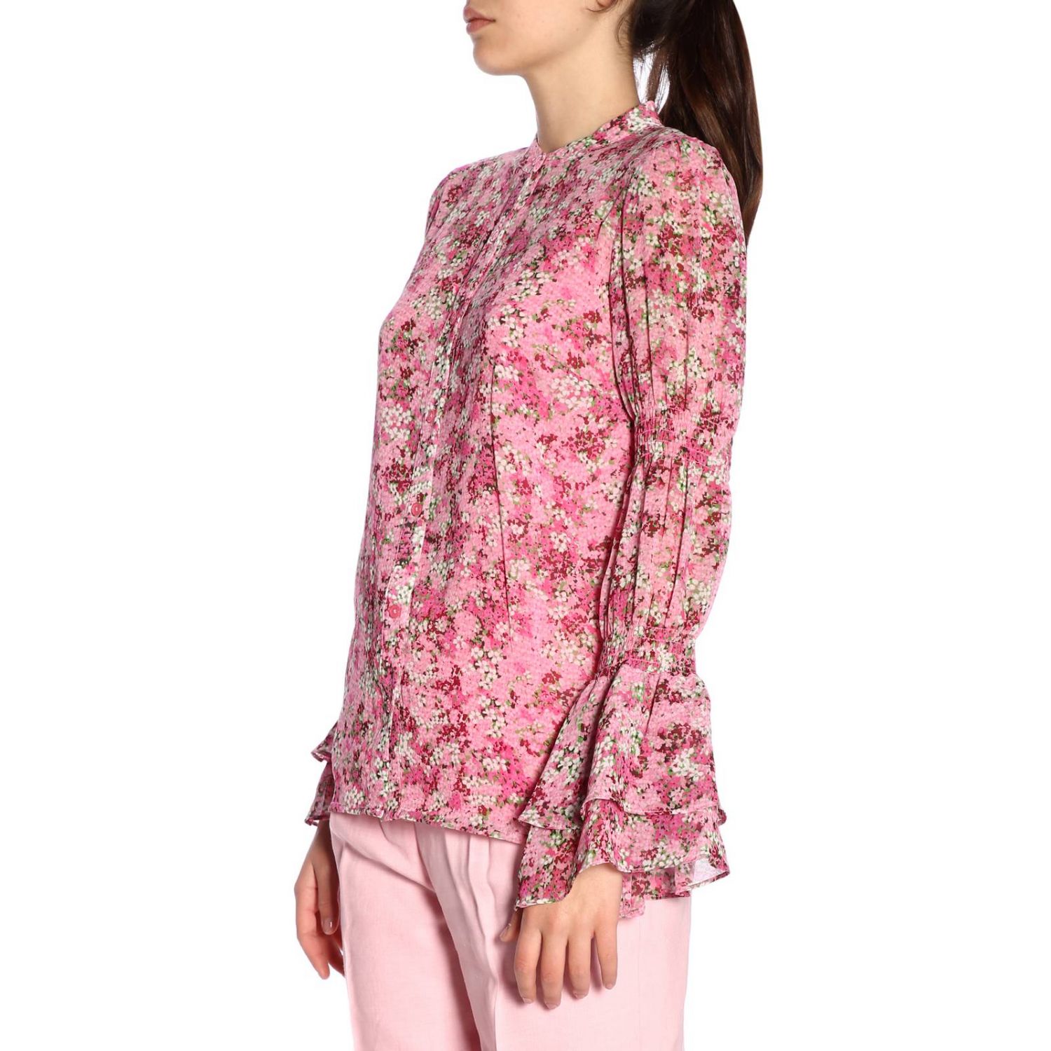 Michael Kors Outlet: Shirt women Michael - Pink | Shirt Michael Kors ...