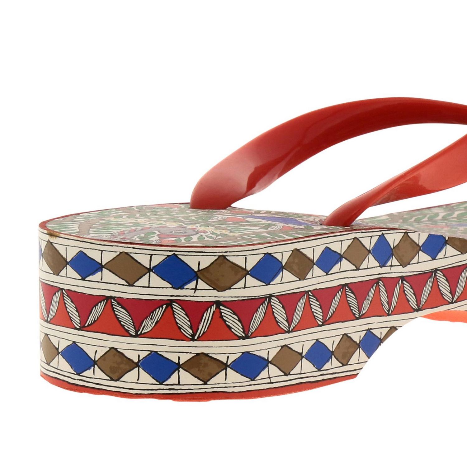 multicolor tory burch sandals