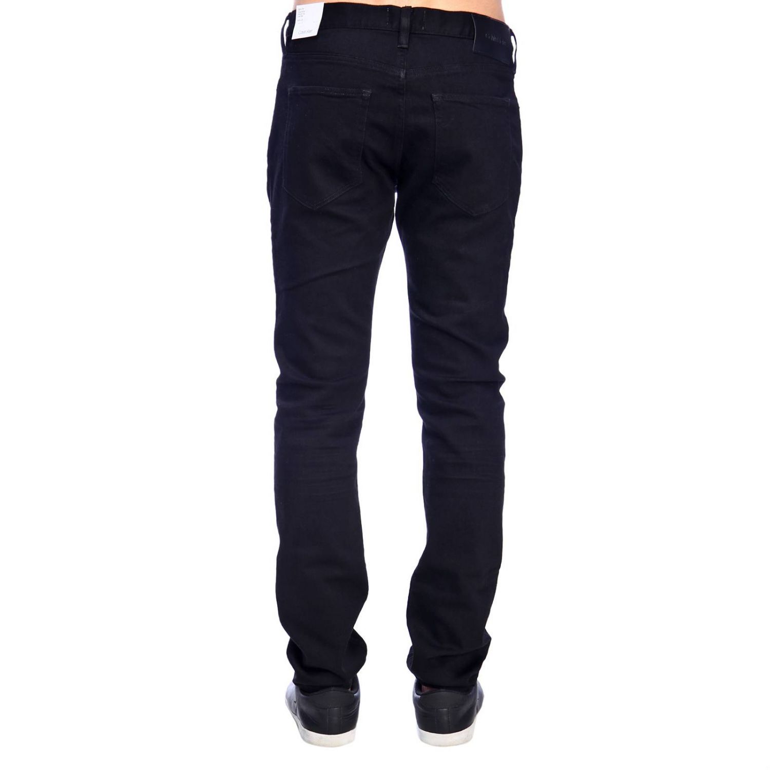 Calvin Kleinアウトレット：ジーンズ メンズ ブラック Klein ジーンズ