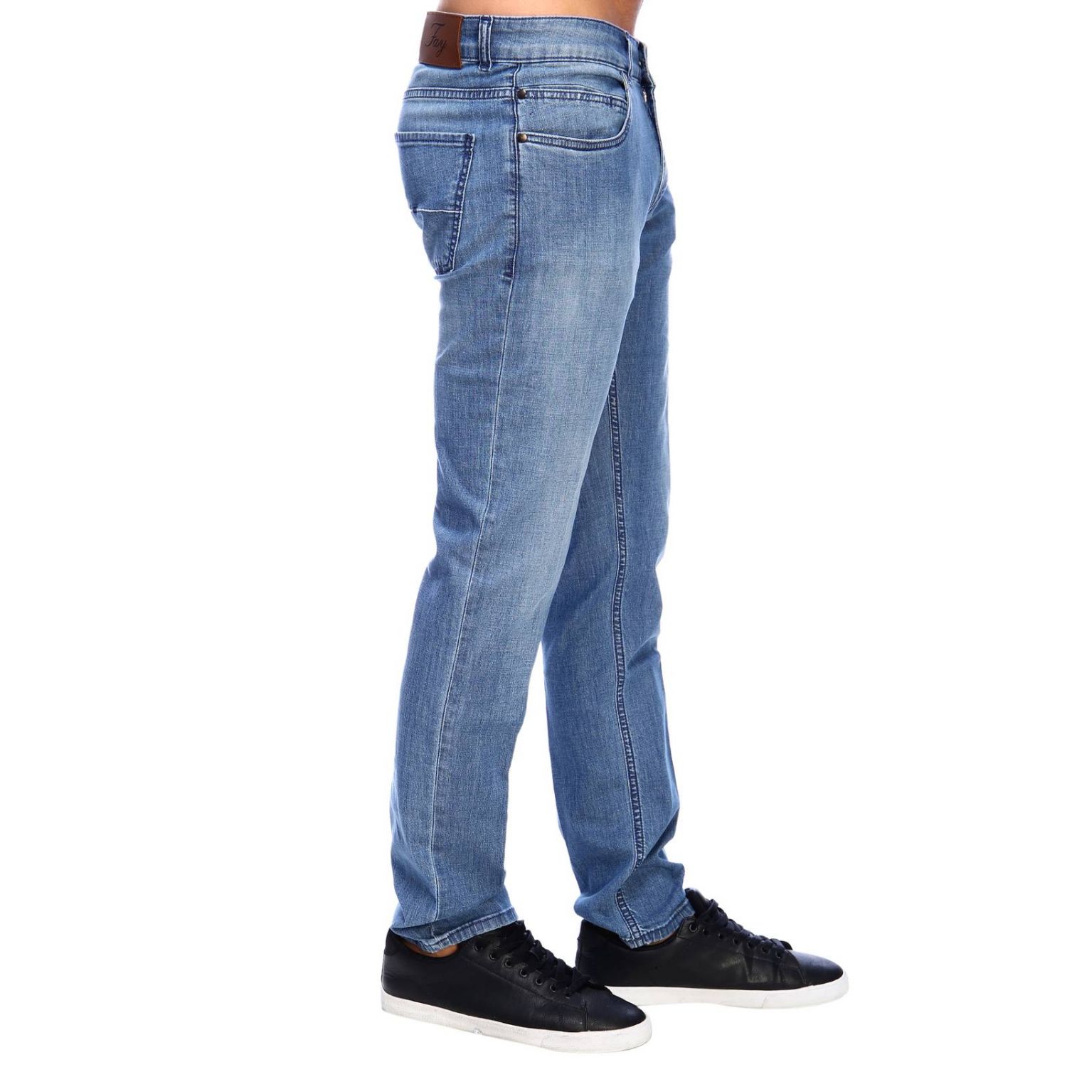 Fay Outlet: Jeans uomo - Denim | Jeans Fay NTM8238196L QUD GIGLIO.COM