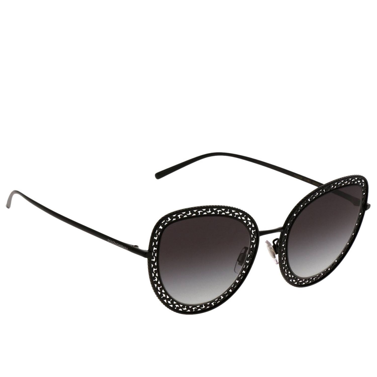 Dolce & Gabbana Outlet: glasses for women - Black | Dolce & Gabbana ...