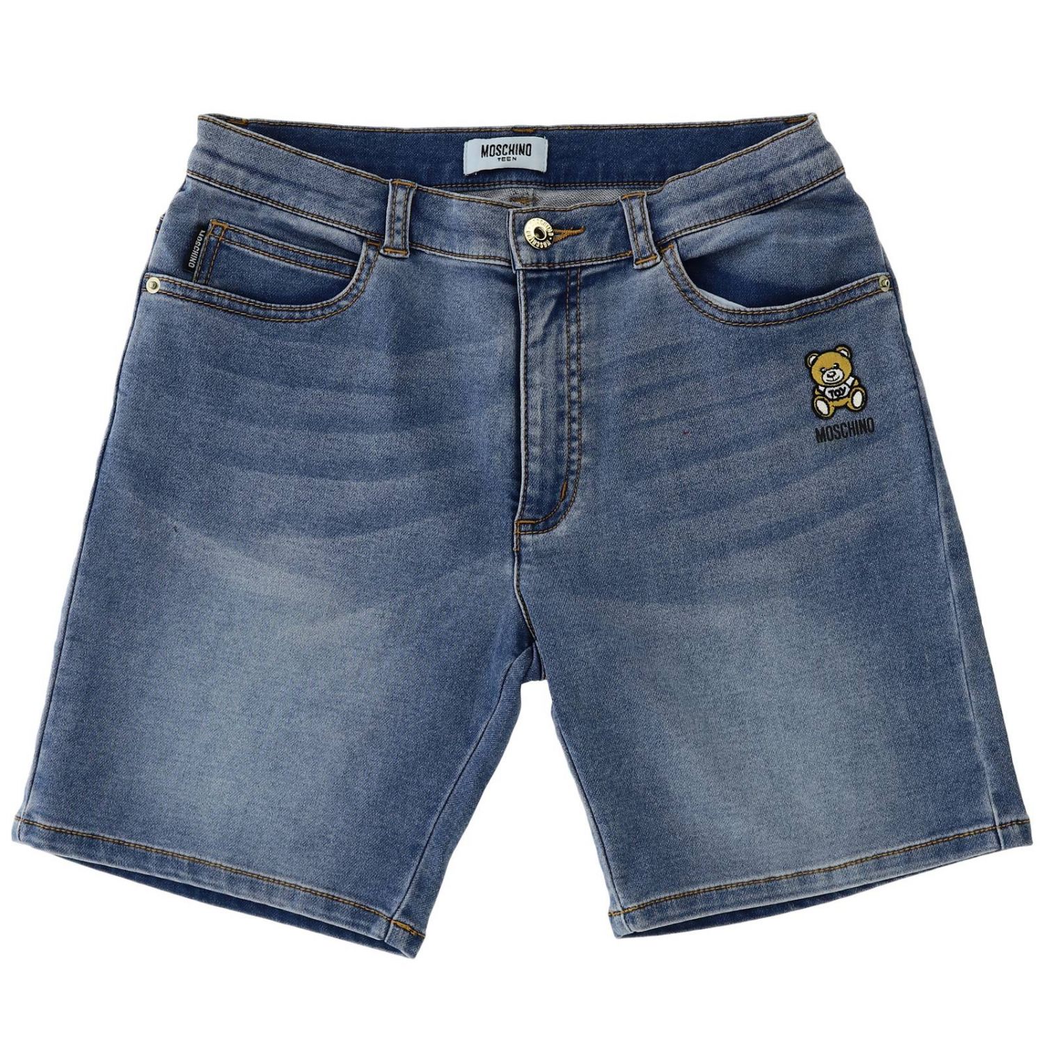 Moschino Kid Outlet: Shorts kids | Shorts Moschino Kid Kids Blue ...