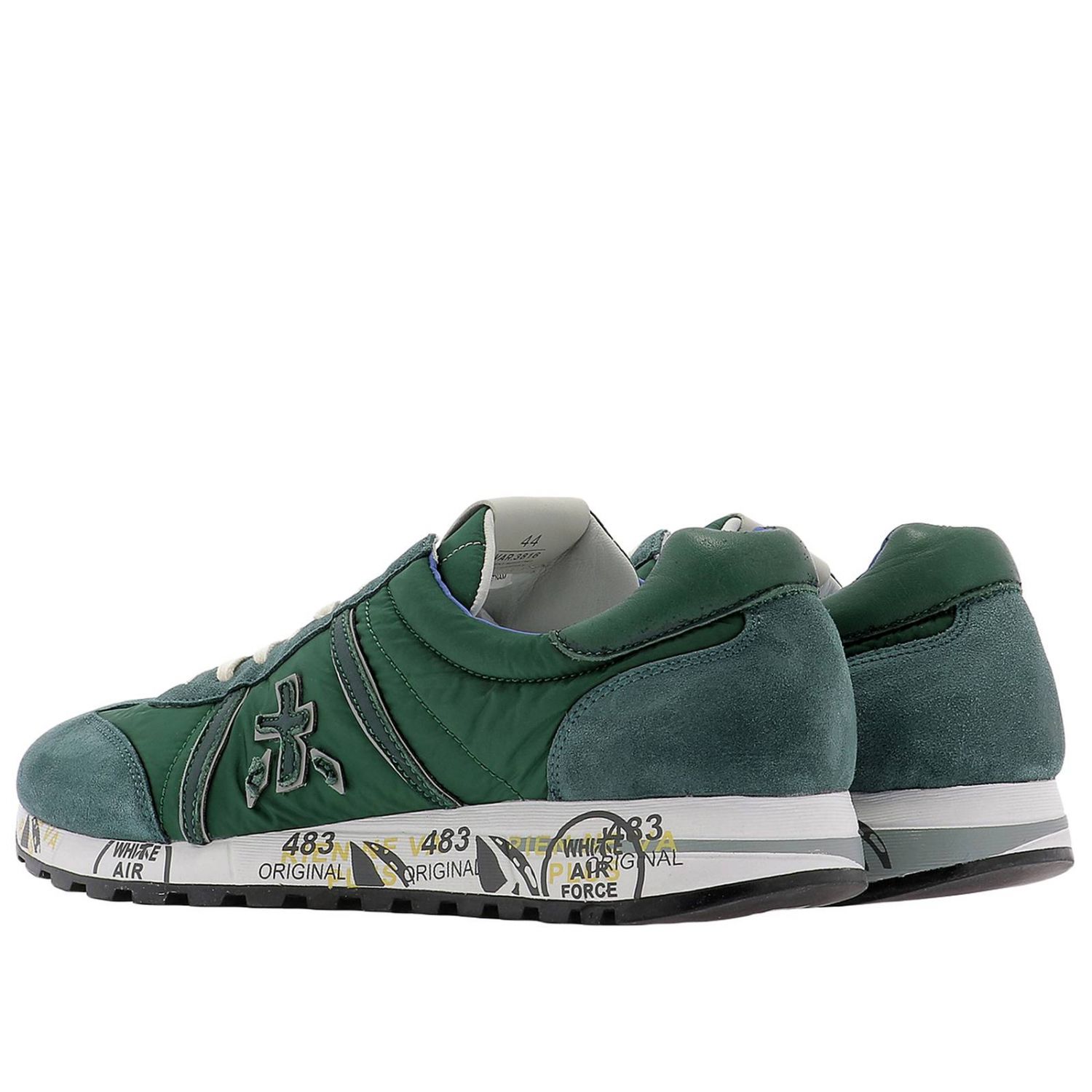 Premiata Outlet Zapatos hombre Verde Zapatillas Premiata LUCY