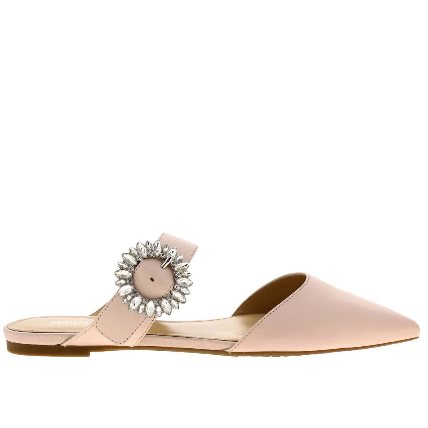 mk pink flats