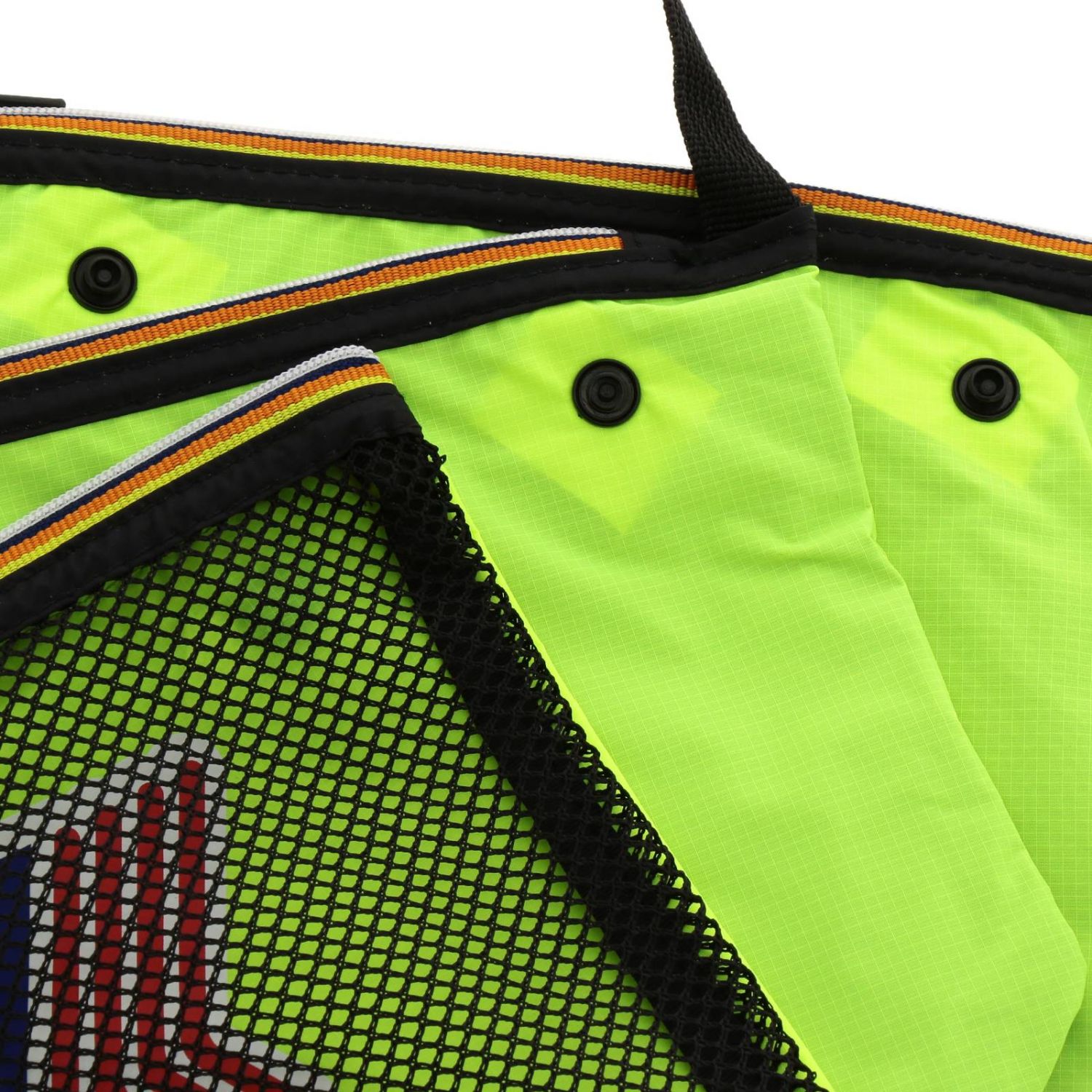 K-Way Outlet: Borsa Le Vrai 3.0 Chloe in nylon e rete con stampa logo -  Giallo | Borsa A Tracolla K-Way K009EZ0 GIGLIO.COM