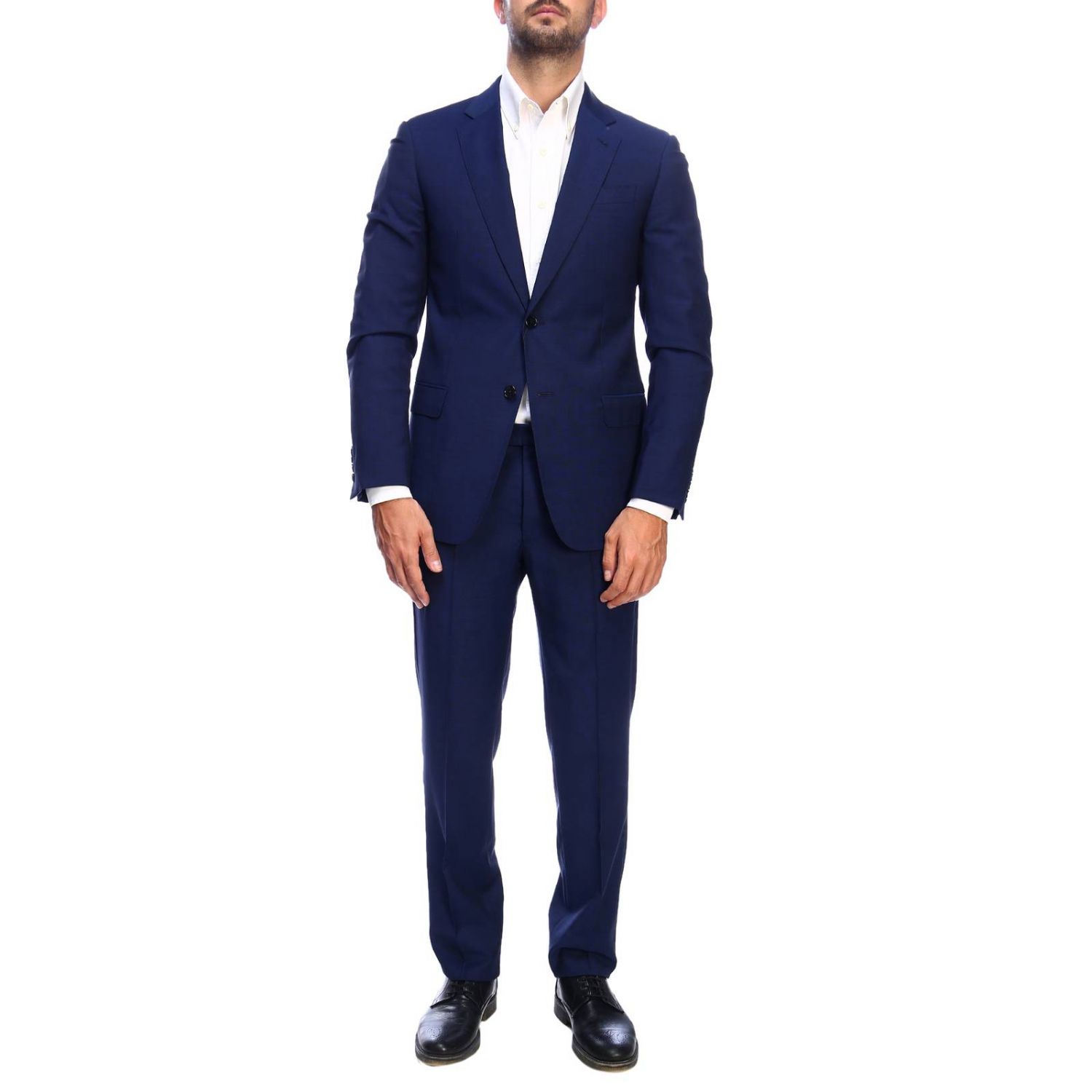 Emporio Armani Outlet: suit for man - Blue | Emporio Armani suit 21VGEB ...