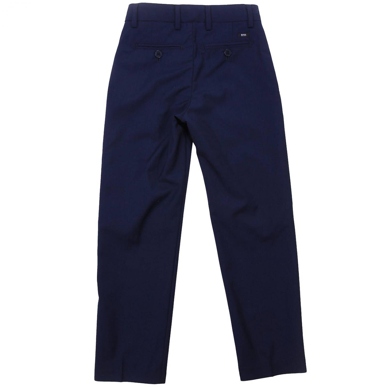 hugo boss navy blue pants