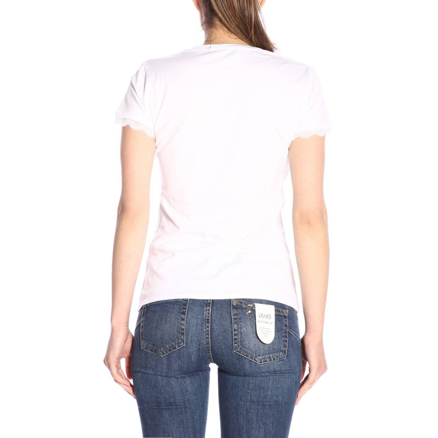 Liu Jo Outlet: t-shirts for woman - White | Liu Jo t-shirts W19439J9122 ...