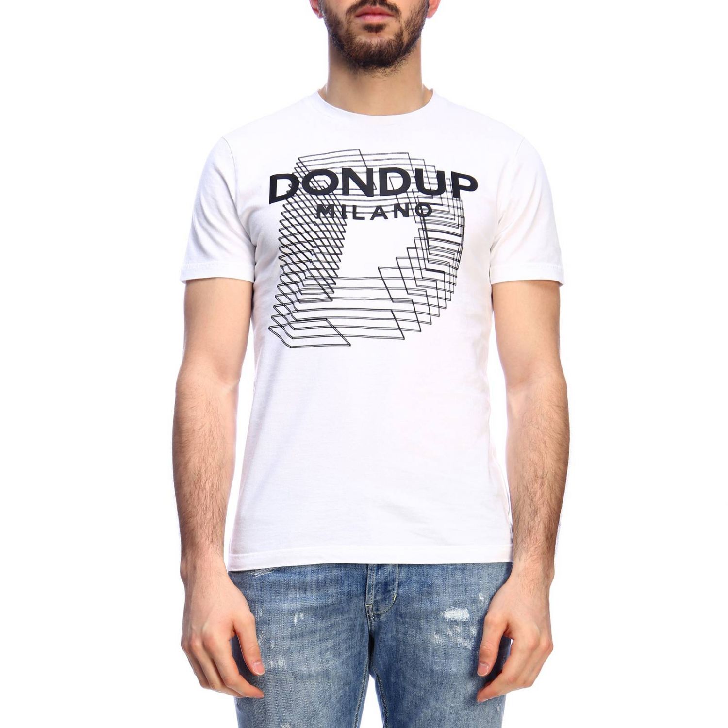 Dondup Outlet: T-shirt men | T-Shirt Dondup Men White | T-Shirt Dondup ...