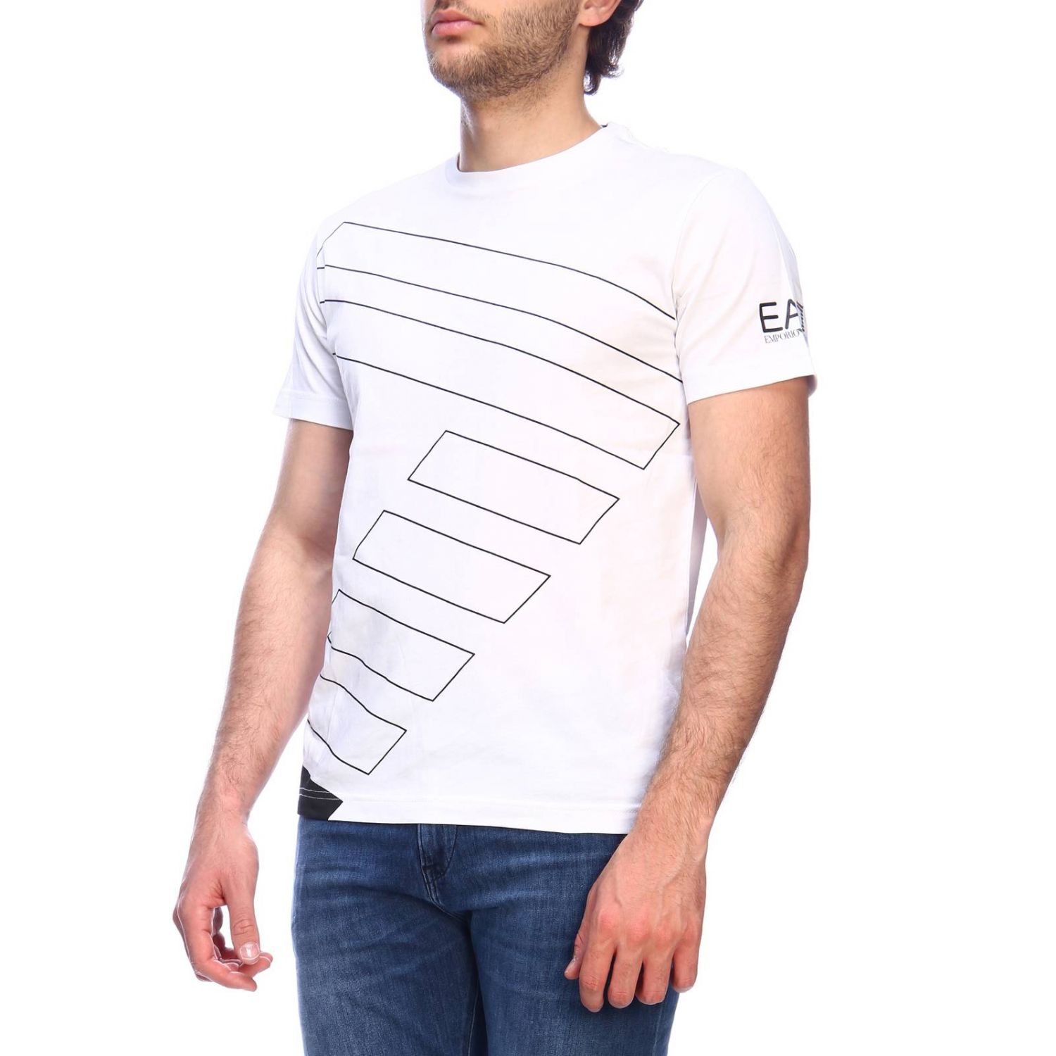 Ea7 Outlet: T-shirt men - White | T-Shirt Ea7 3GPT19 PJV5Z GIGLIO.COM