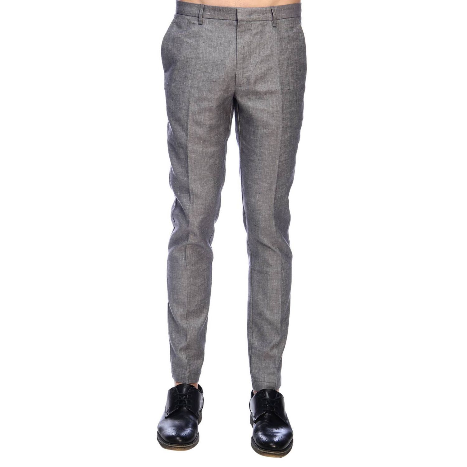 Hugo Boss Outlet: Pants men - Grey | Pants Hugo Boss 3W10215491 KAITO ...