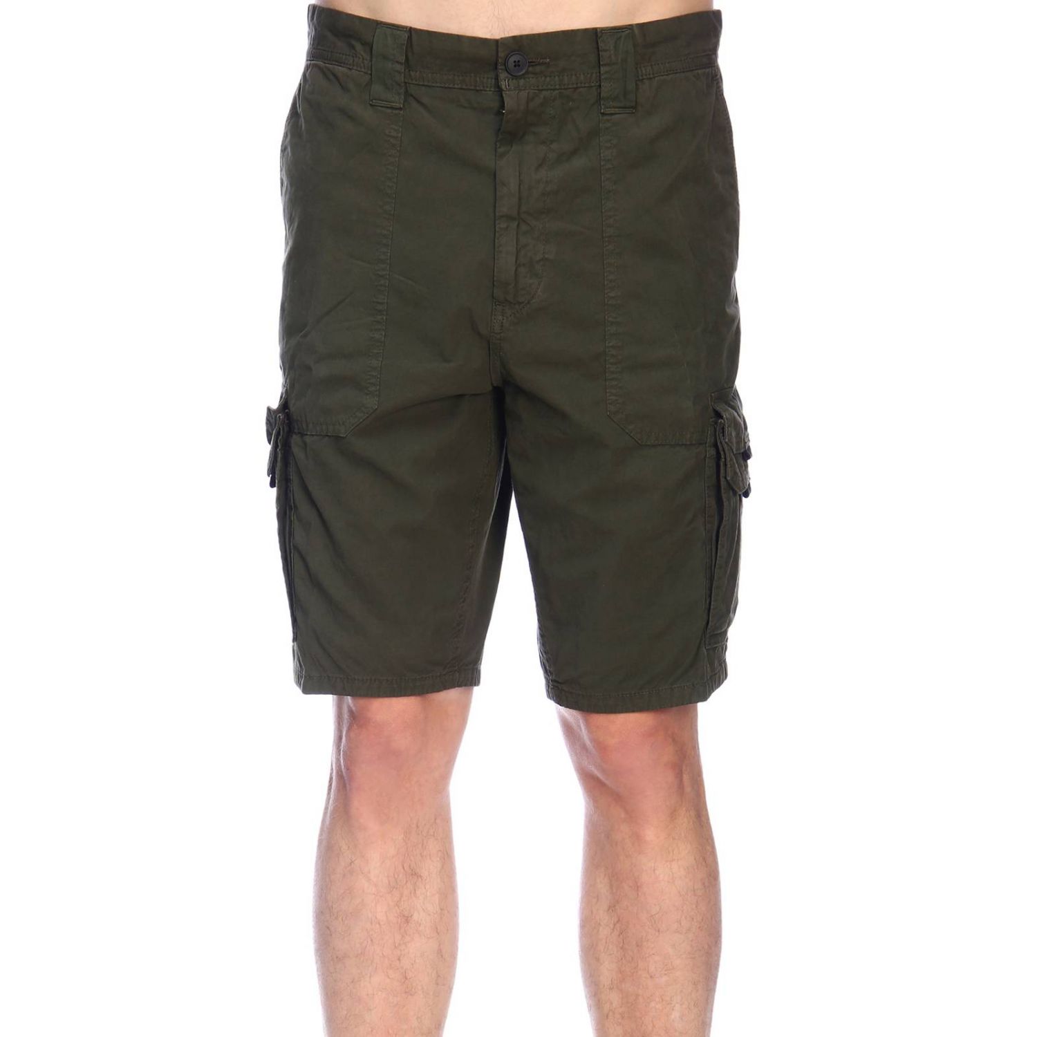 Hugo Boss Outlet: Bermuda shorts men | Short Hugo Boss Men Green | Short  Hugo Boss 10214564 SARGO Giglio EN