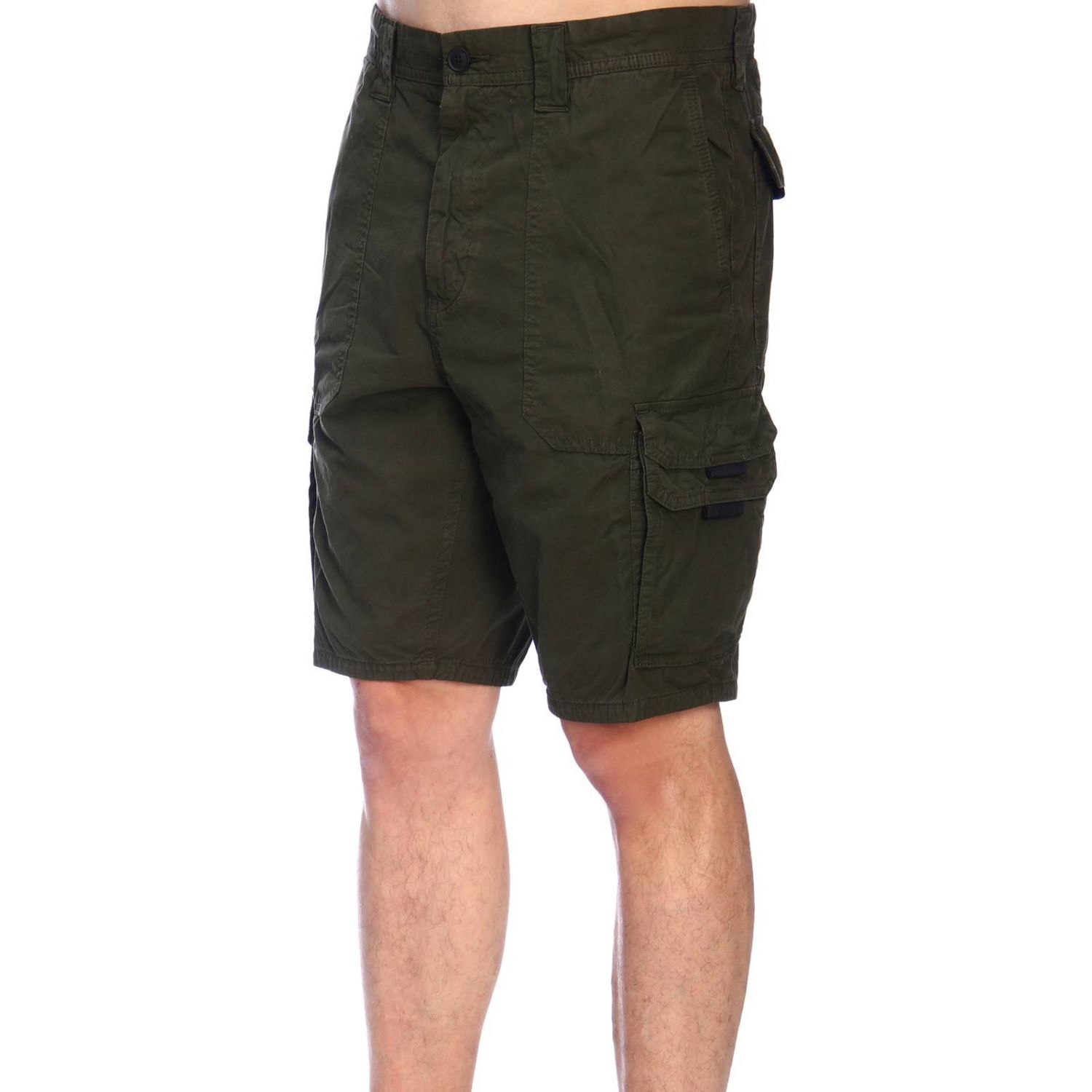 Hugo Boss Outlet: Bermuda shorts men | Short Hugo Boss Men Green | Short Hugo  Boss 10214564 SARGO Giglio EN