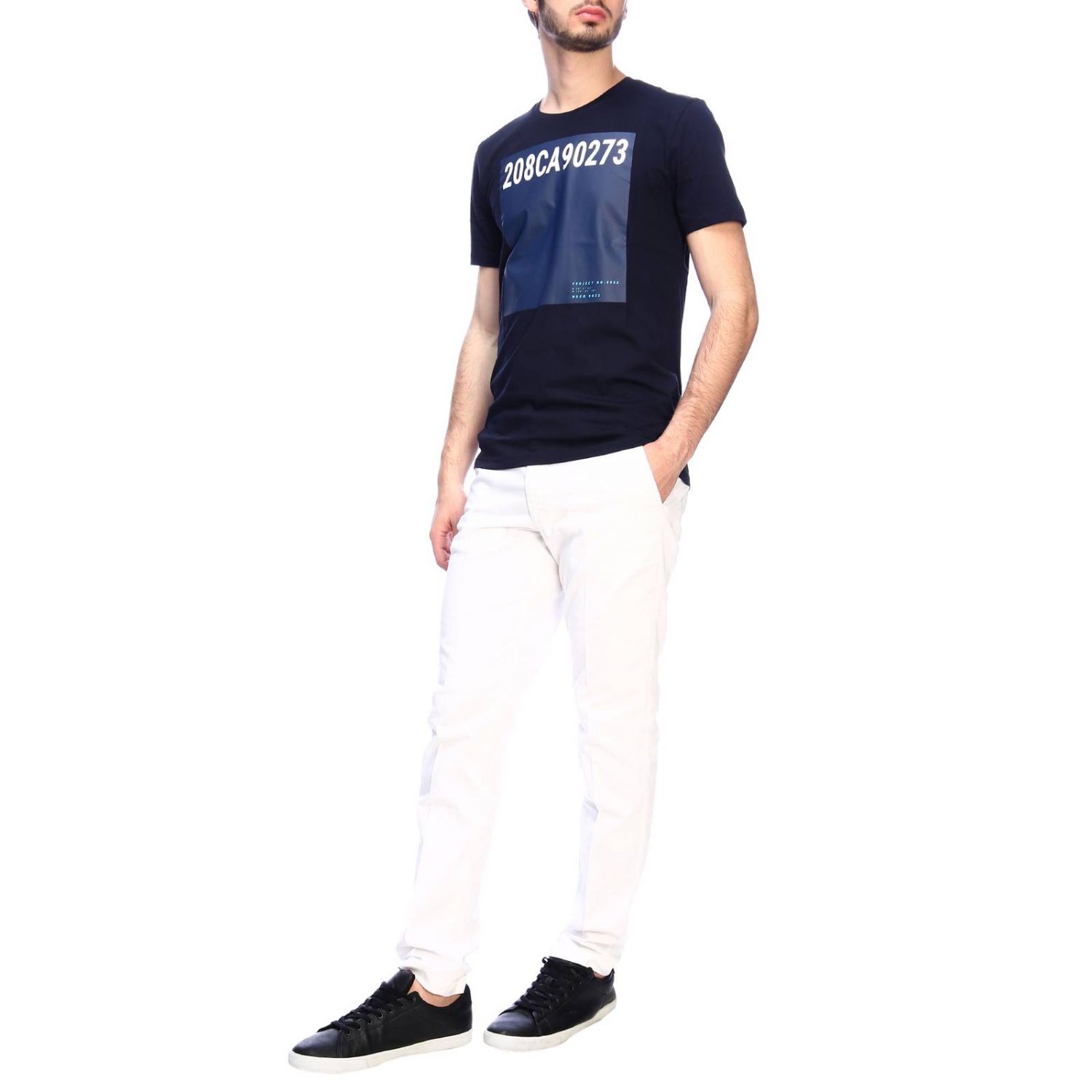 Hugo Boss Outlet Tshirt men Blue TShirt Hugo Boss 11610136613
