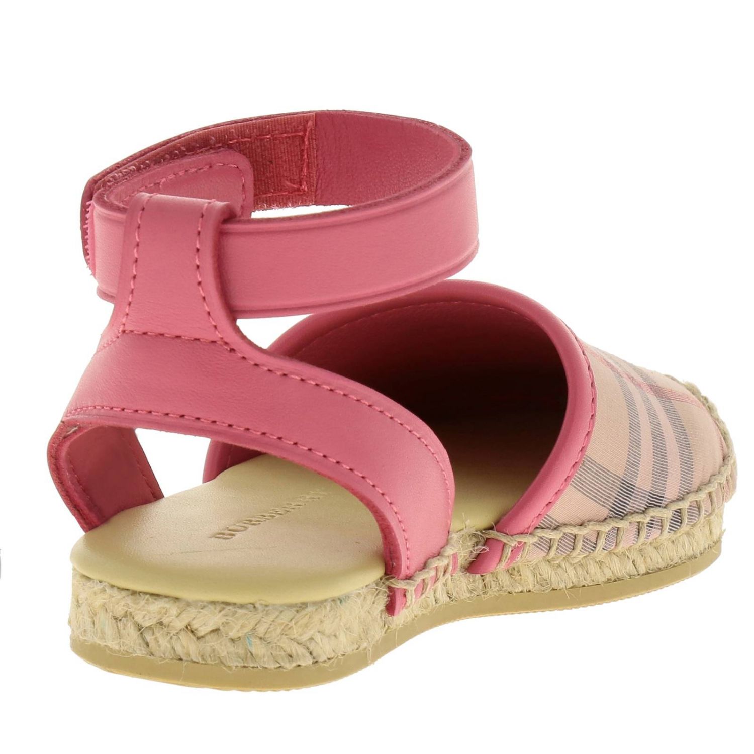 burberry sandals kids pink