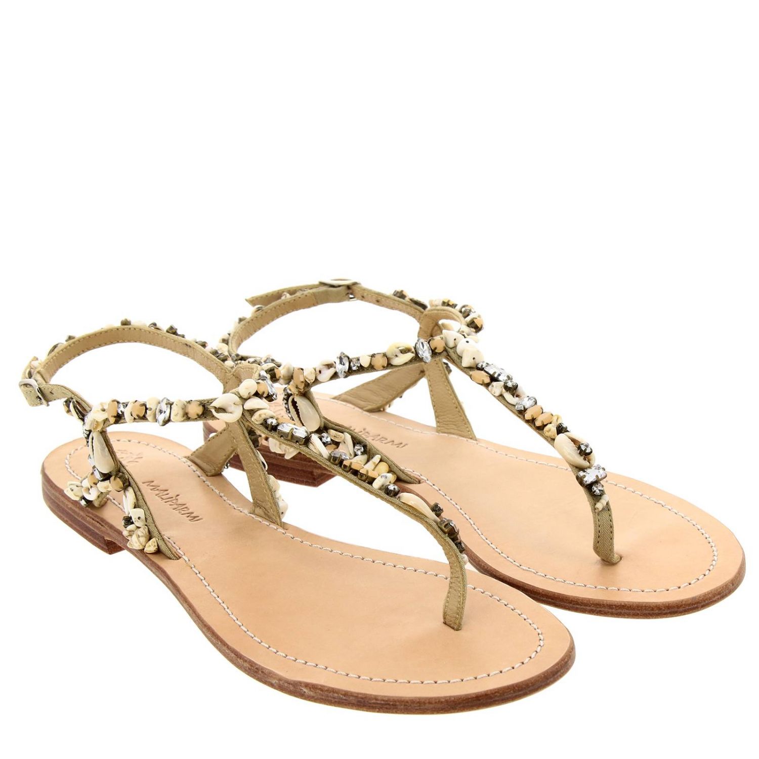 Flat sandals Maliparmi: Shoes women Maliparmi nude 2